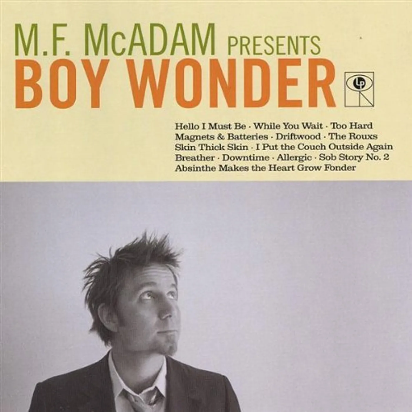 Mark McAdam BOY WONDER CD