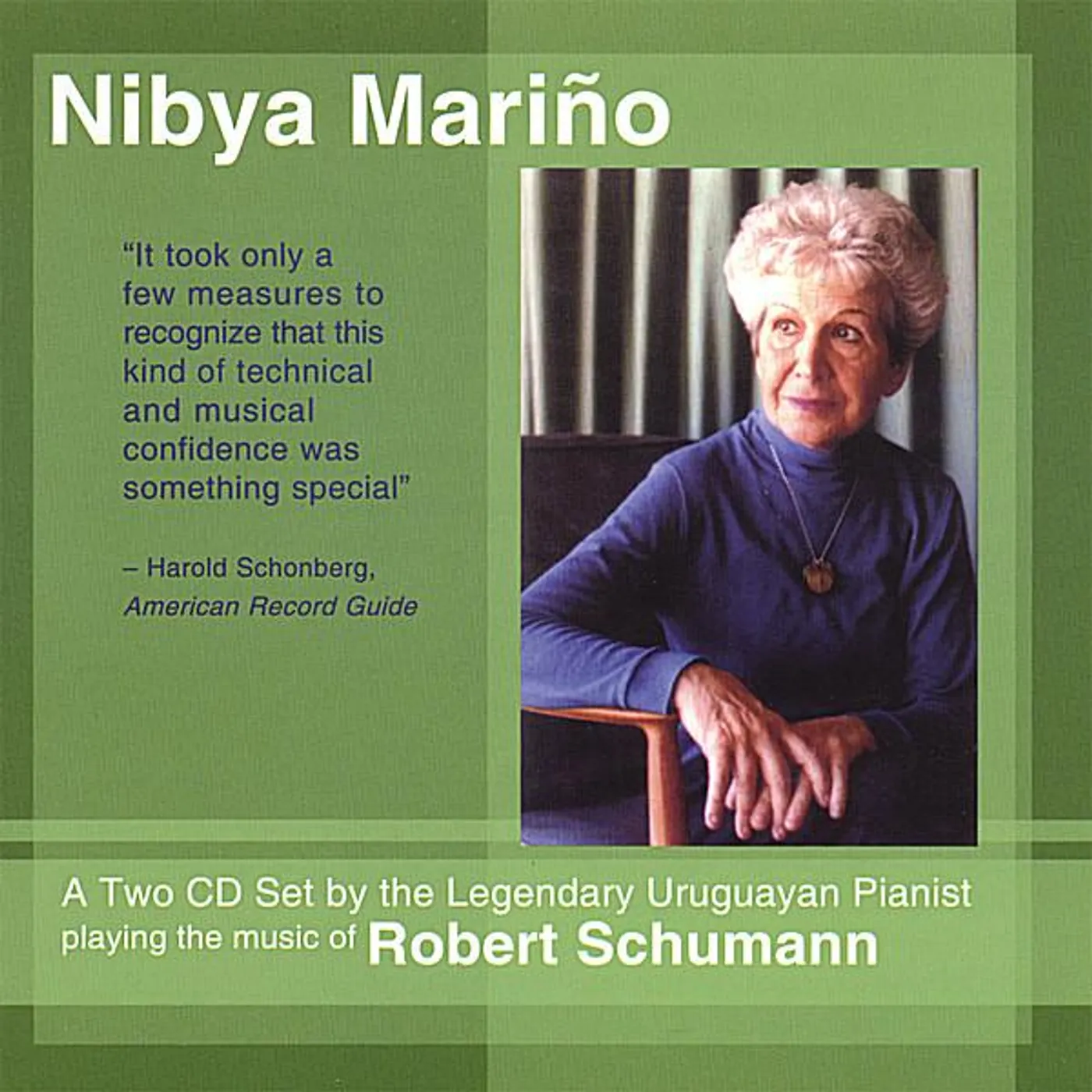 Nibya Marino PLAYING MUSIC OF ROBERT SCHUMANN CD