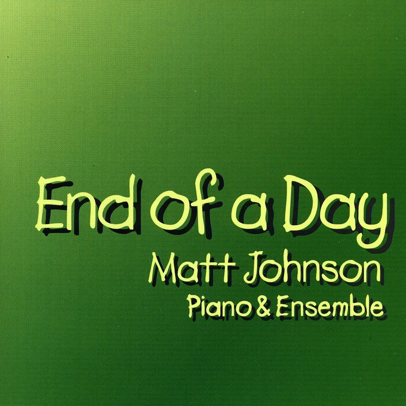 Matt Johnson END OF A DAY CD