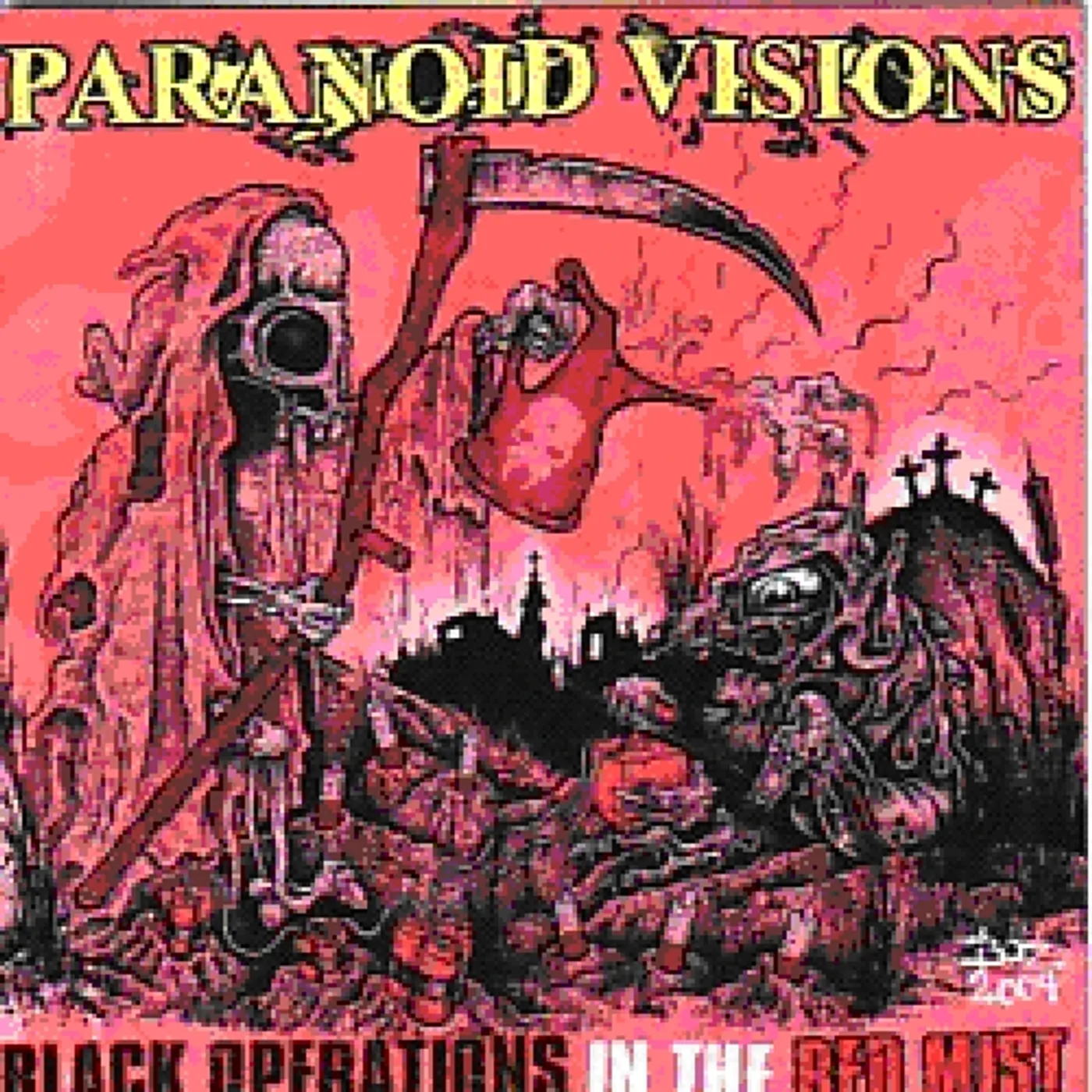 Paranoid Visions BLACK OPERATIONS IN THE RED MIST CD