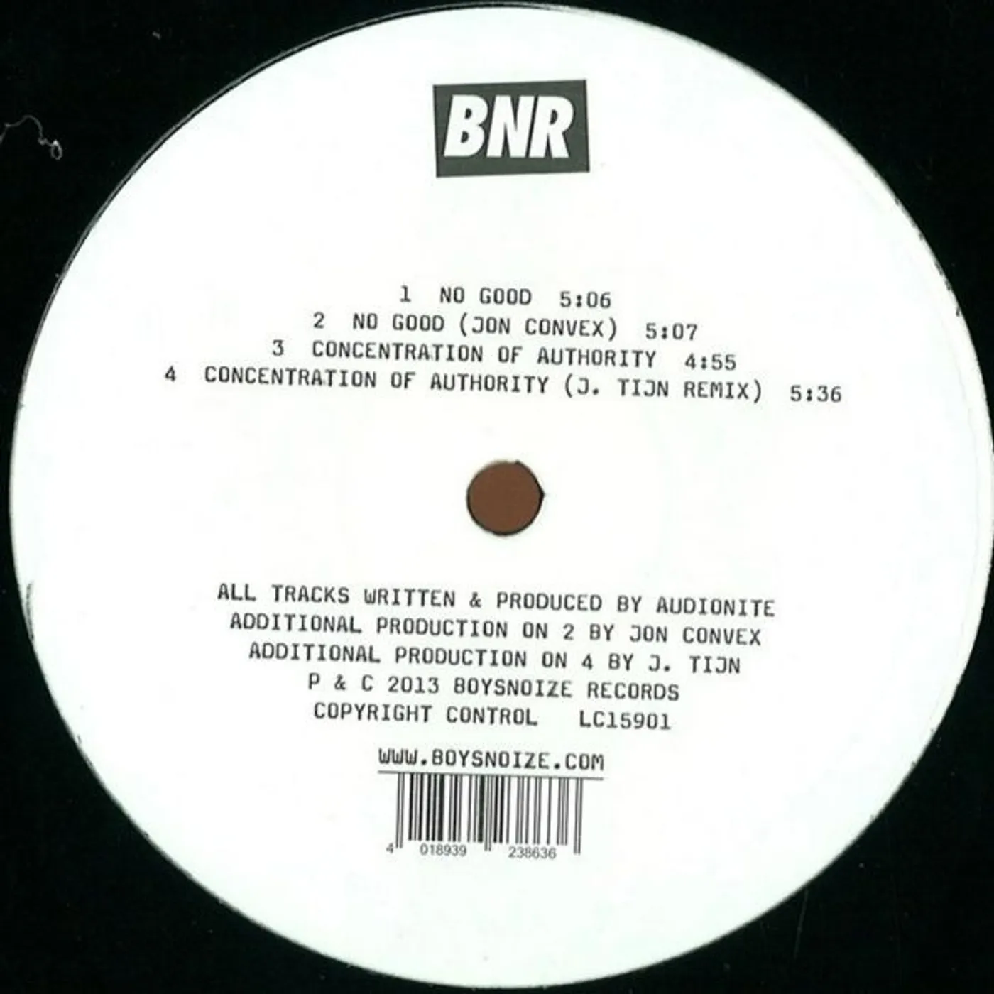 Audionite No Good Vinyl Record