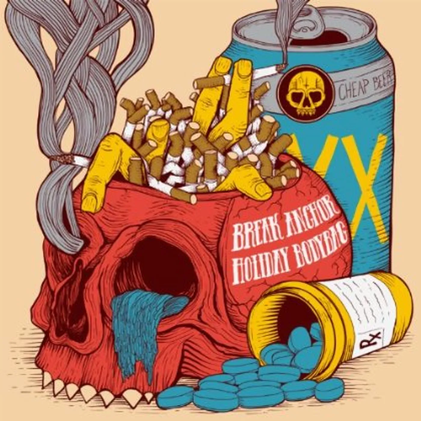 Break Anchor HOLIDAY BODYBAG / ASHTRAY MONUMENT Vinyl Record