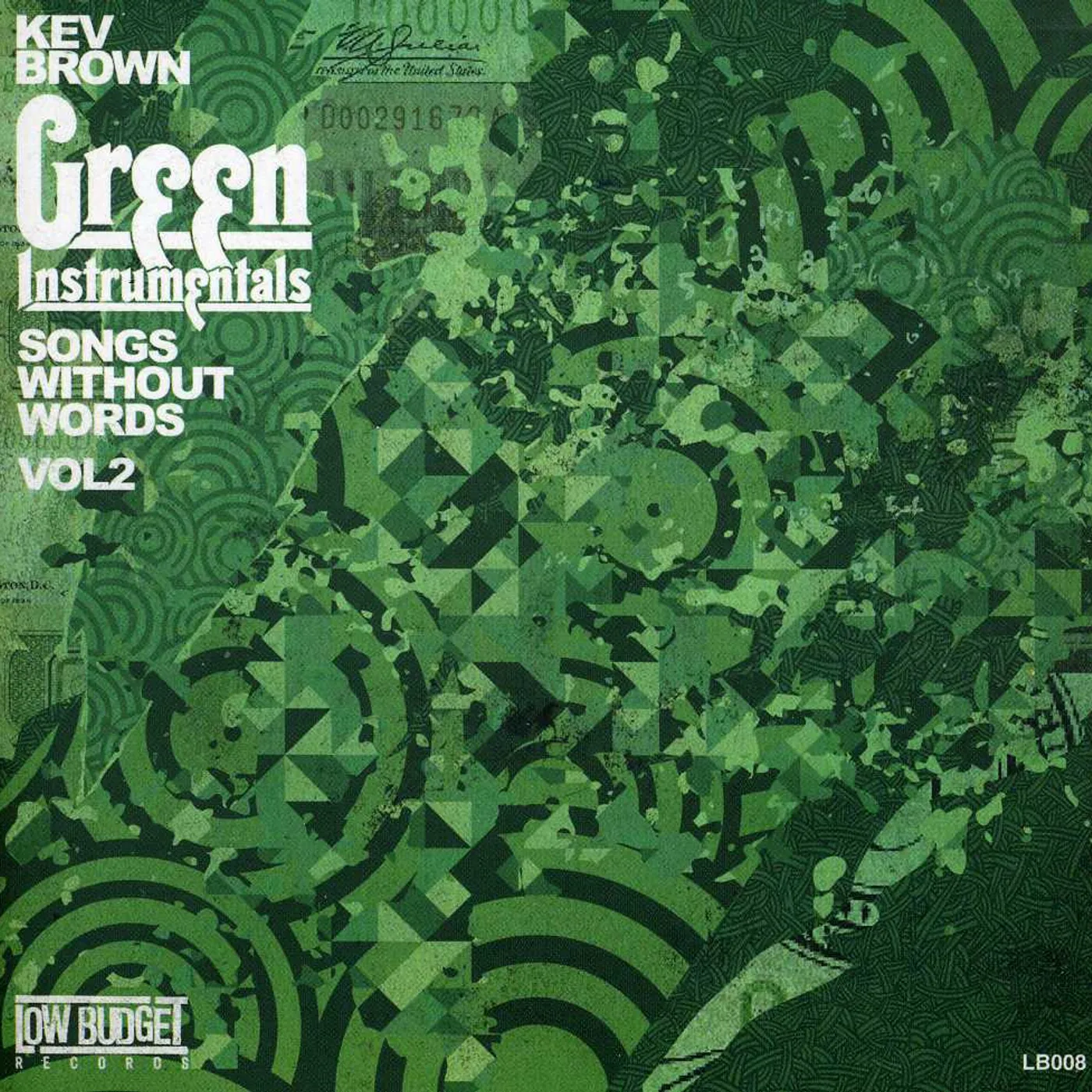 Kev Brown SONGS WITHOUT WORDS 1 & 2 CD