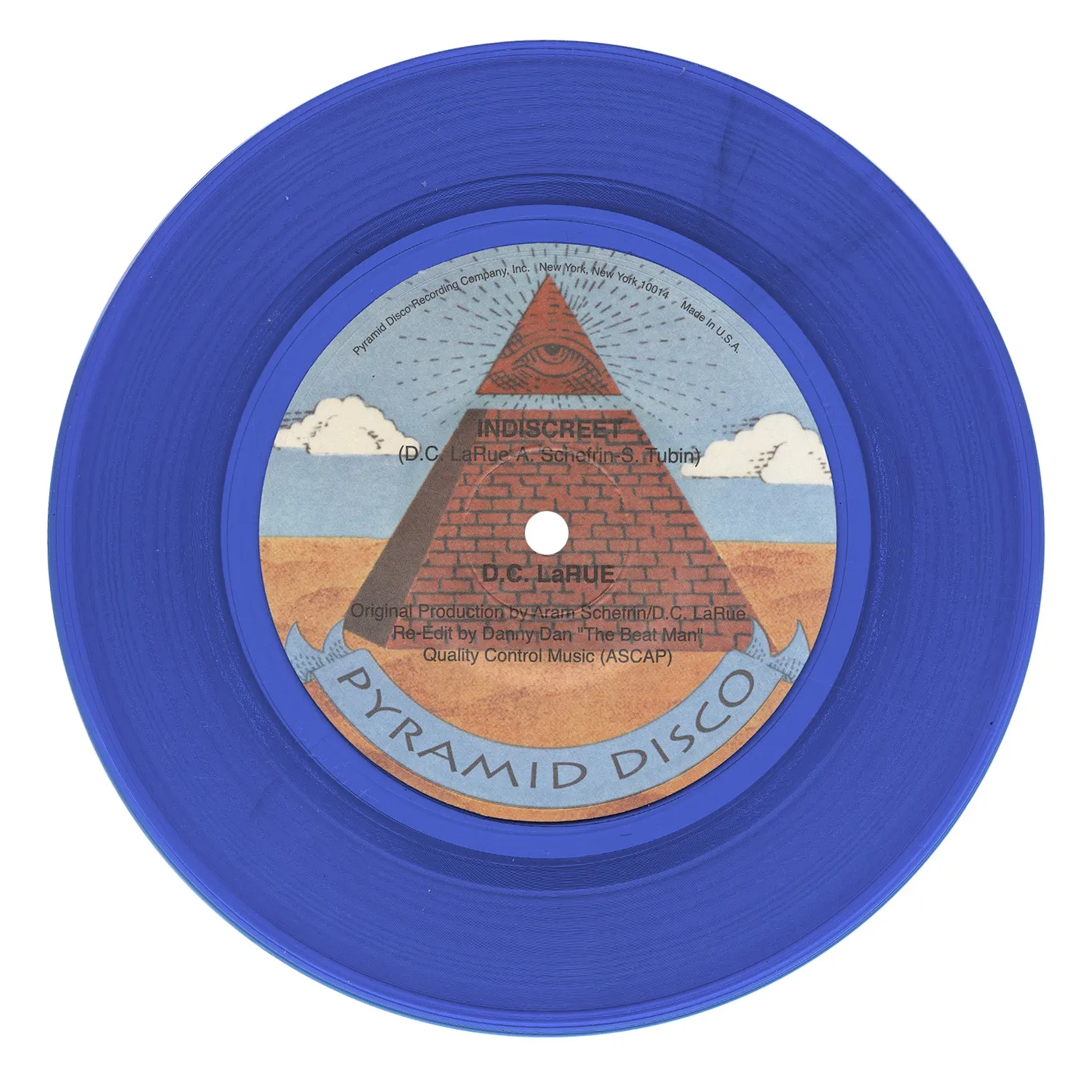 Dc Larue INDISCREET / FACE OF LOVE Vinyl Record