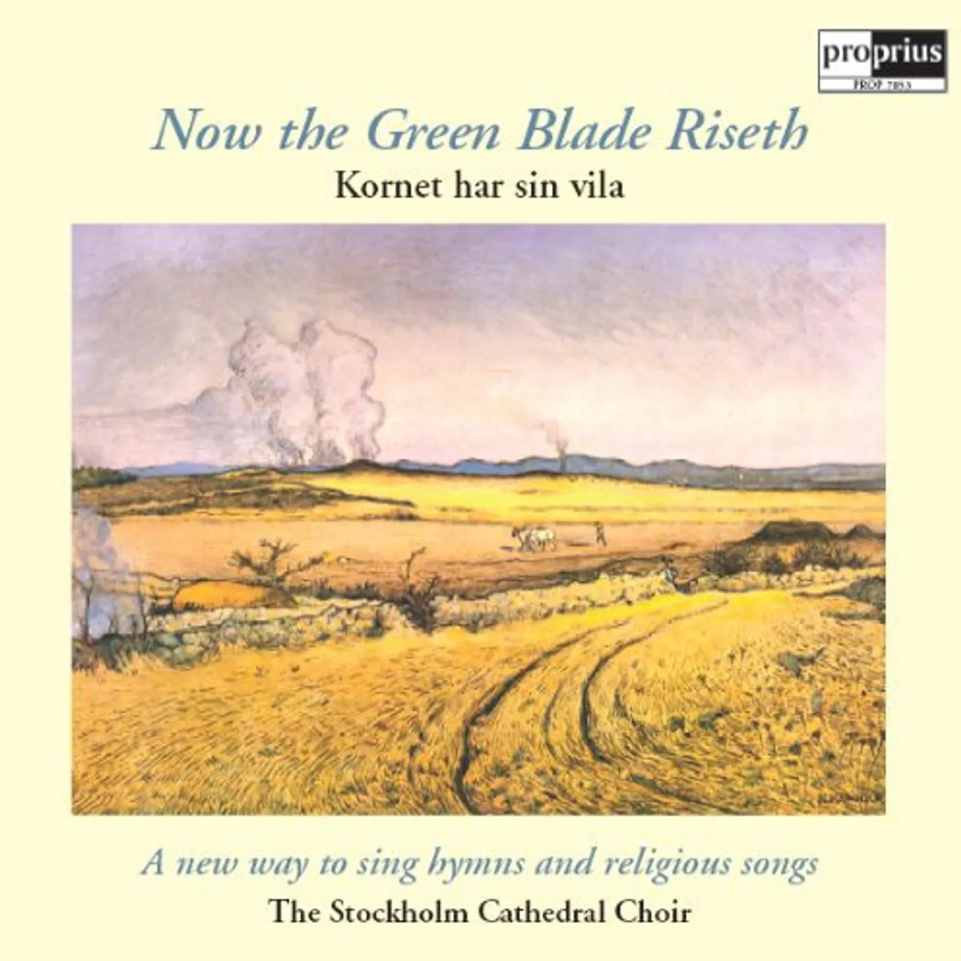 Stockholm Cathedral Choir Now the Green Blade Riseth Vinyl Record