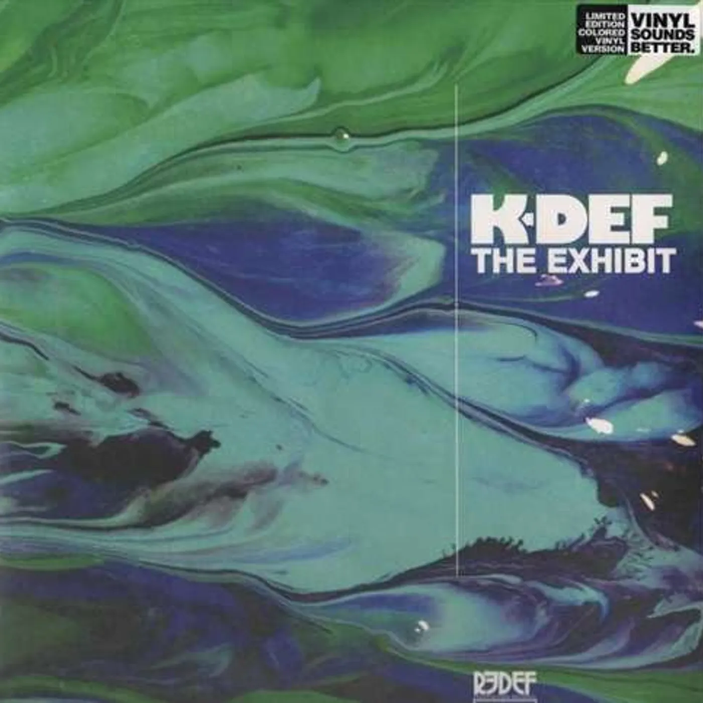 K-DEF EXHIBIT (BLUE MARBLE) Vinyl Record