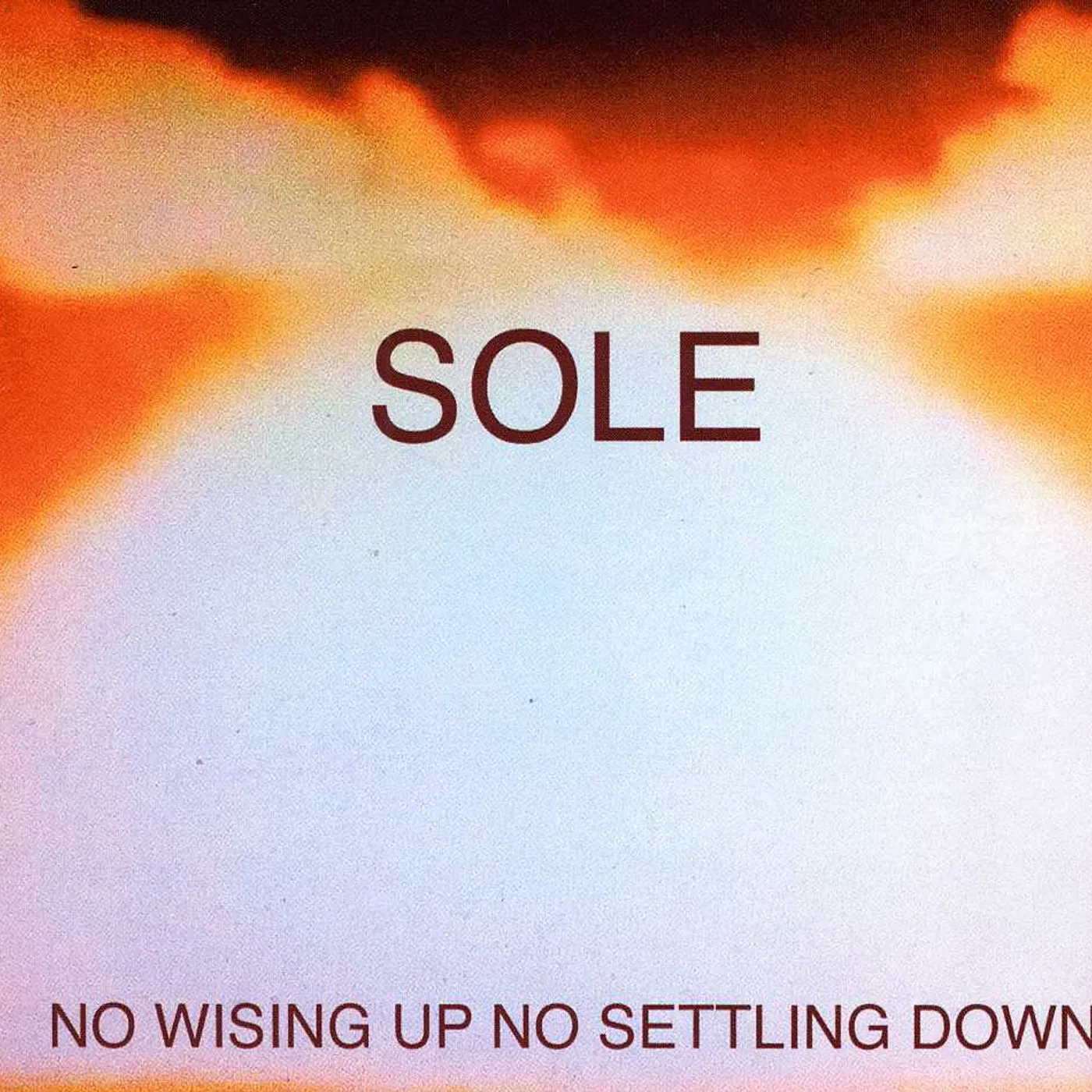 Sole NO WISING UP NO SETTLING DOWN CD