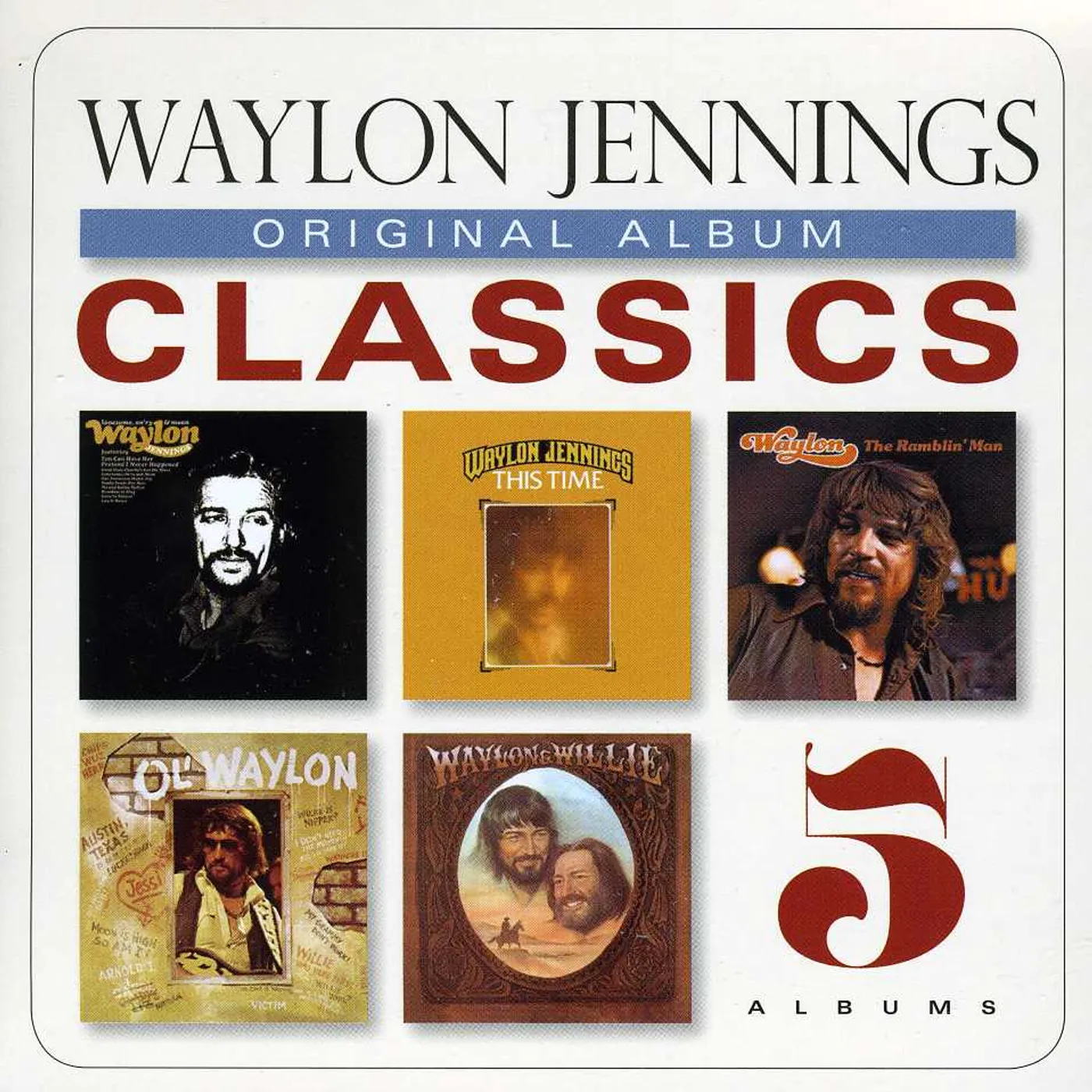 Waylon Jennings ORIGINAL ALBUM CLASSICS CD