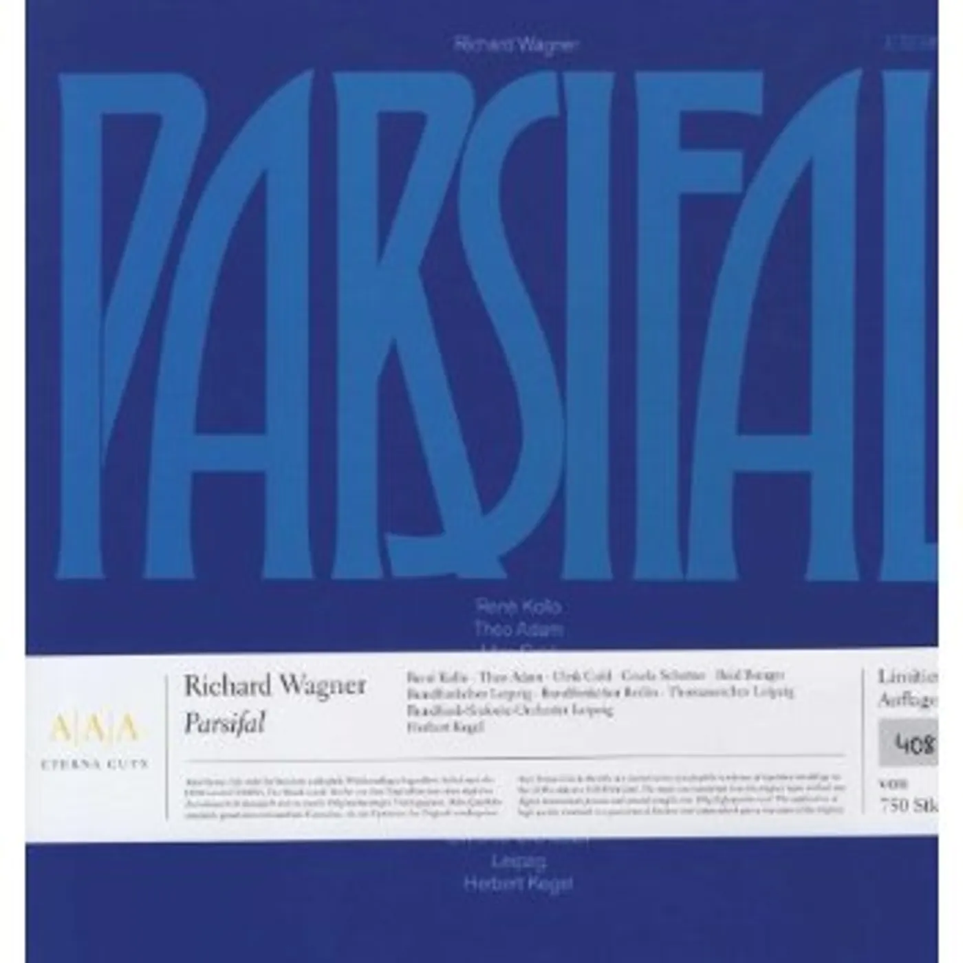 Wagner Parsifal Vinyl Record