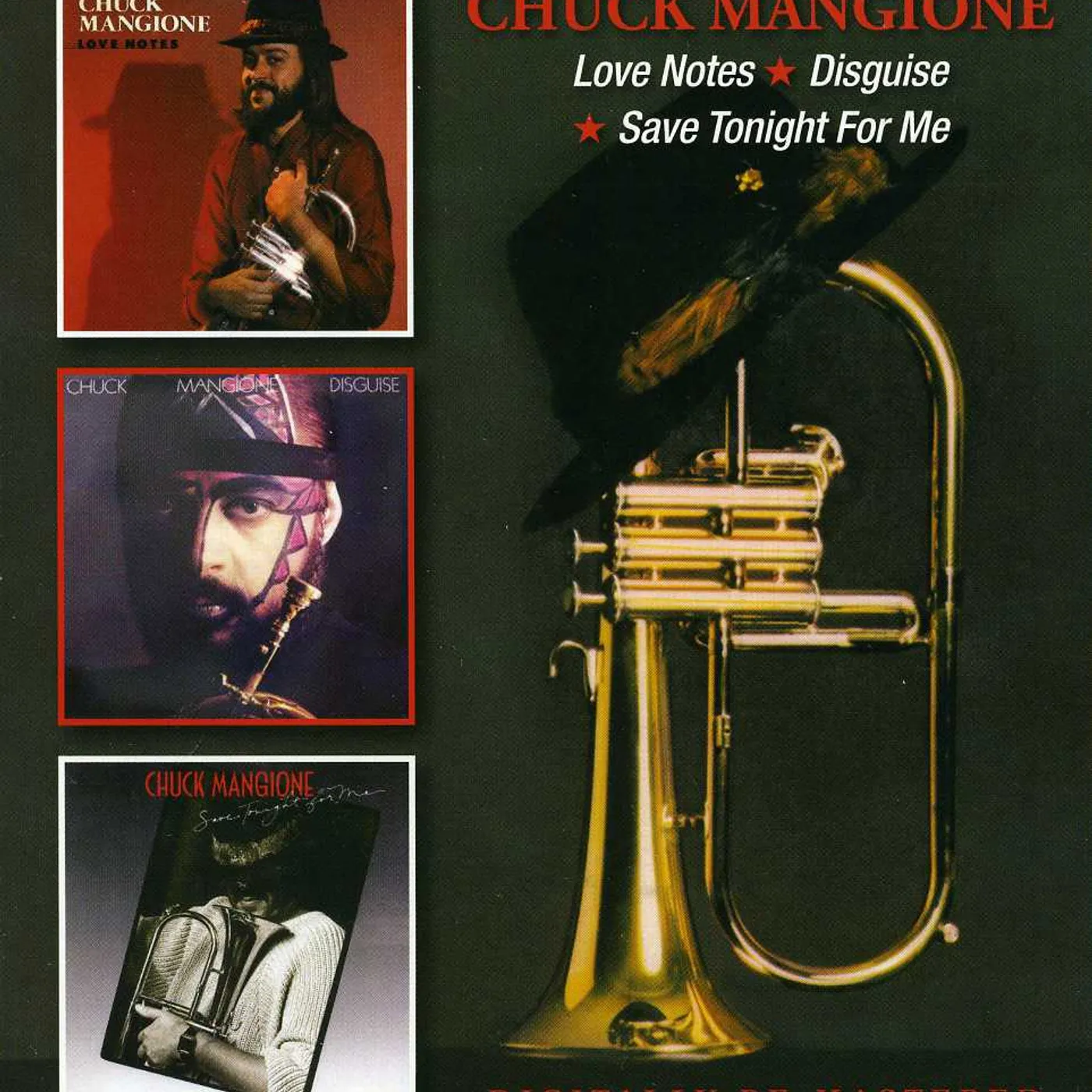 Chuck Mangione LOVE NOTES / DISGUISE / SAVE TONIGHT FOR ME CD