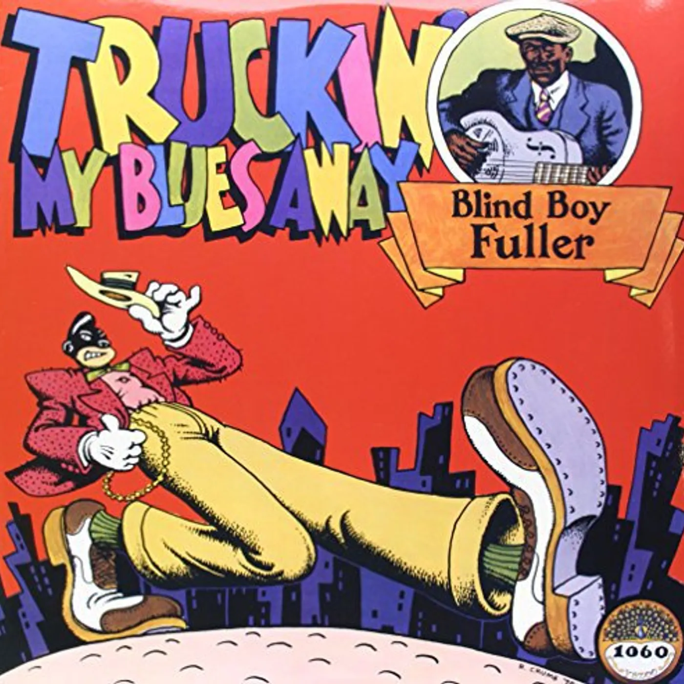 Blind Boy Fuller Truckin' My Blues Away Vinyl Record