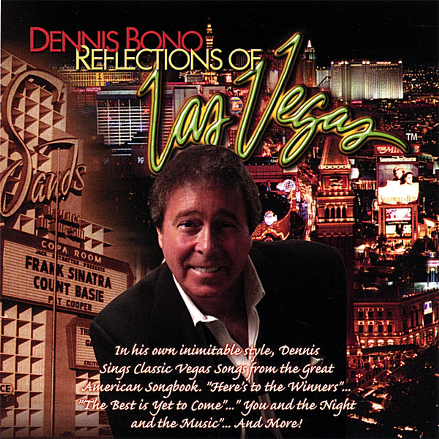 Dennis Bono REFLECTIONS OF LAS VEGAS CD