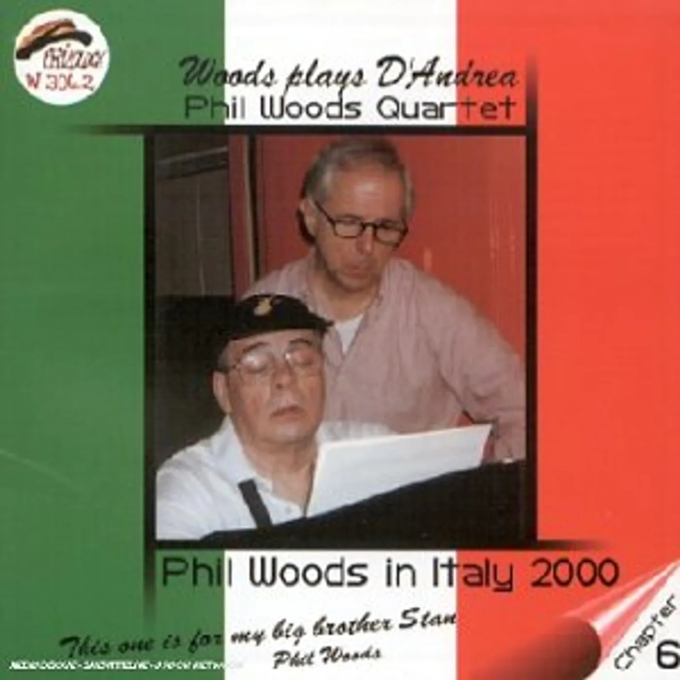 Phil Woods Quartet WOODS PLAYS D'ANDREA CD