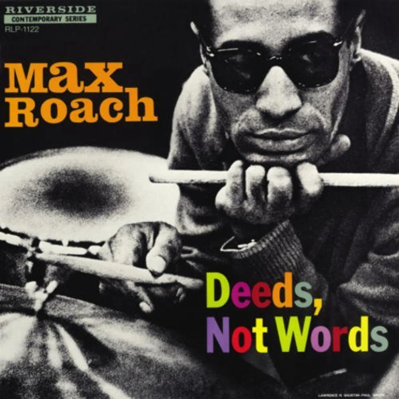Max Roach DEEDS NOT WORDS Vinyl Record