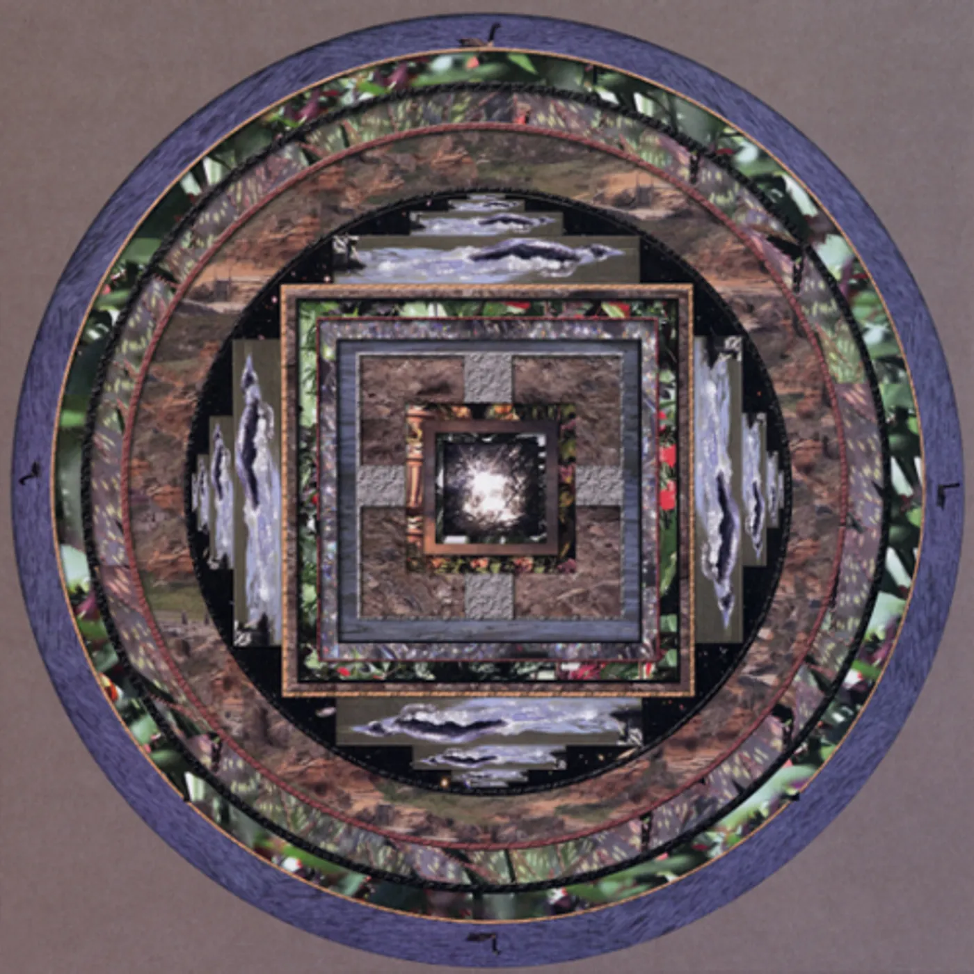 Golden Retriever Light Cones Vinyl Record