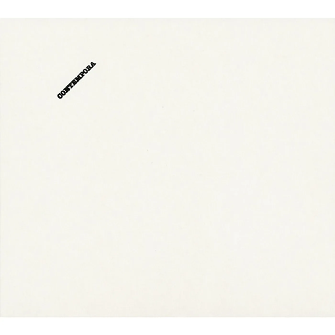 Conrad Schnitzler Contempora Vinyl Record