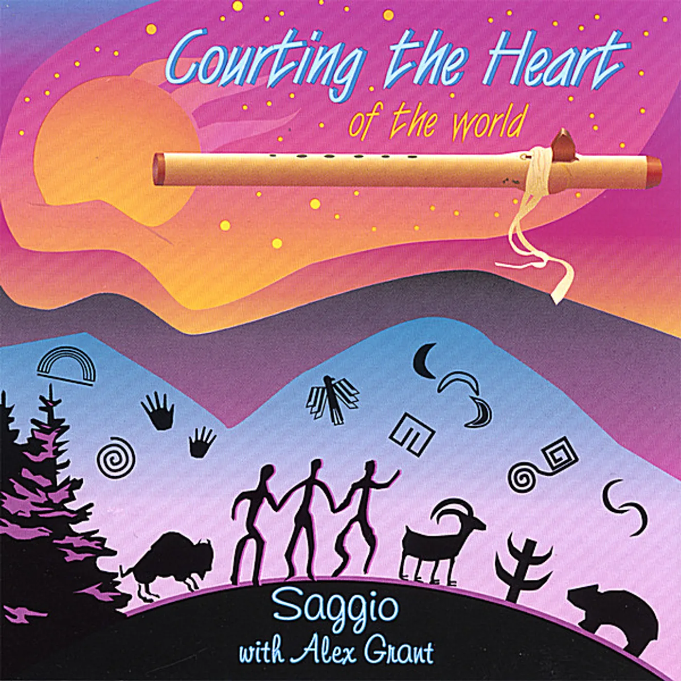 Saggio COURTING THE HEART OF THE WORLD CD