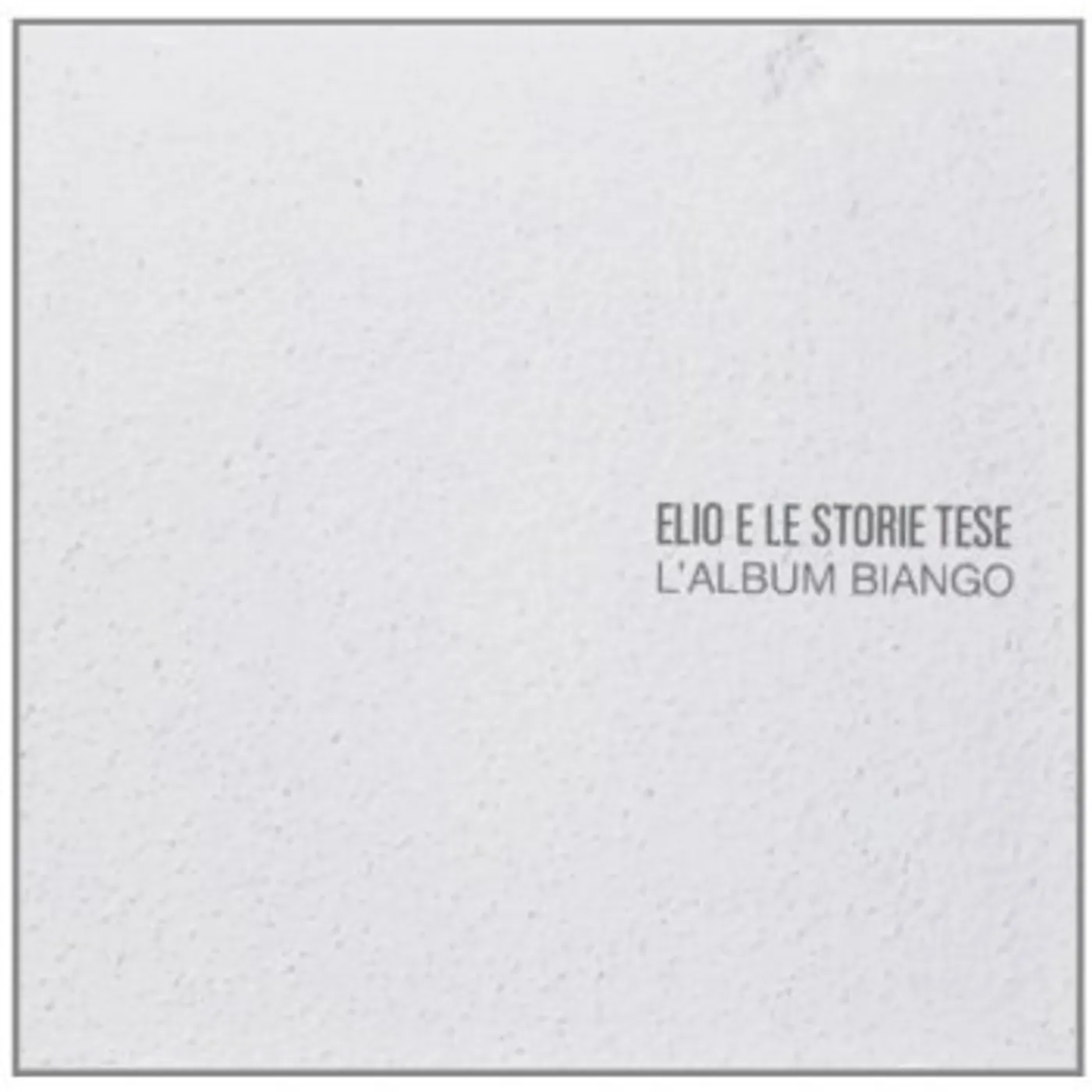 Elio e le Storie Tese L'ALBUM BIANGO CD