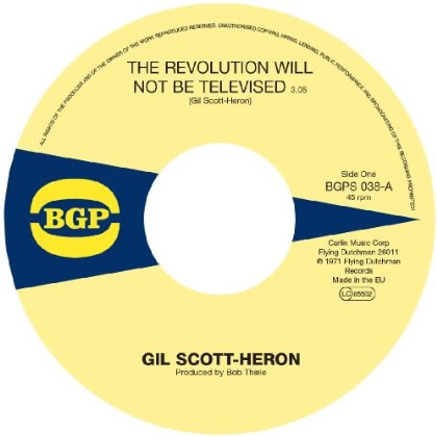 Gil Scott-Heron REVOLUTION WILL NOT BE TELEVISED / HOME IS WHERE Vinyl Record