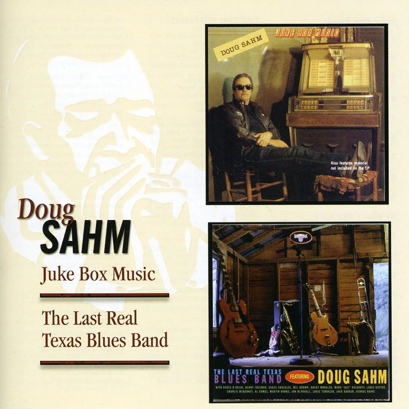 Doug Sahm JUKE BOX MUSIC / THE LAST REAL TEXAS BAND CD