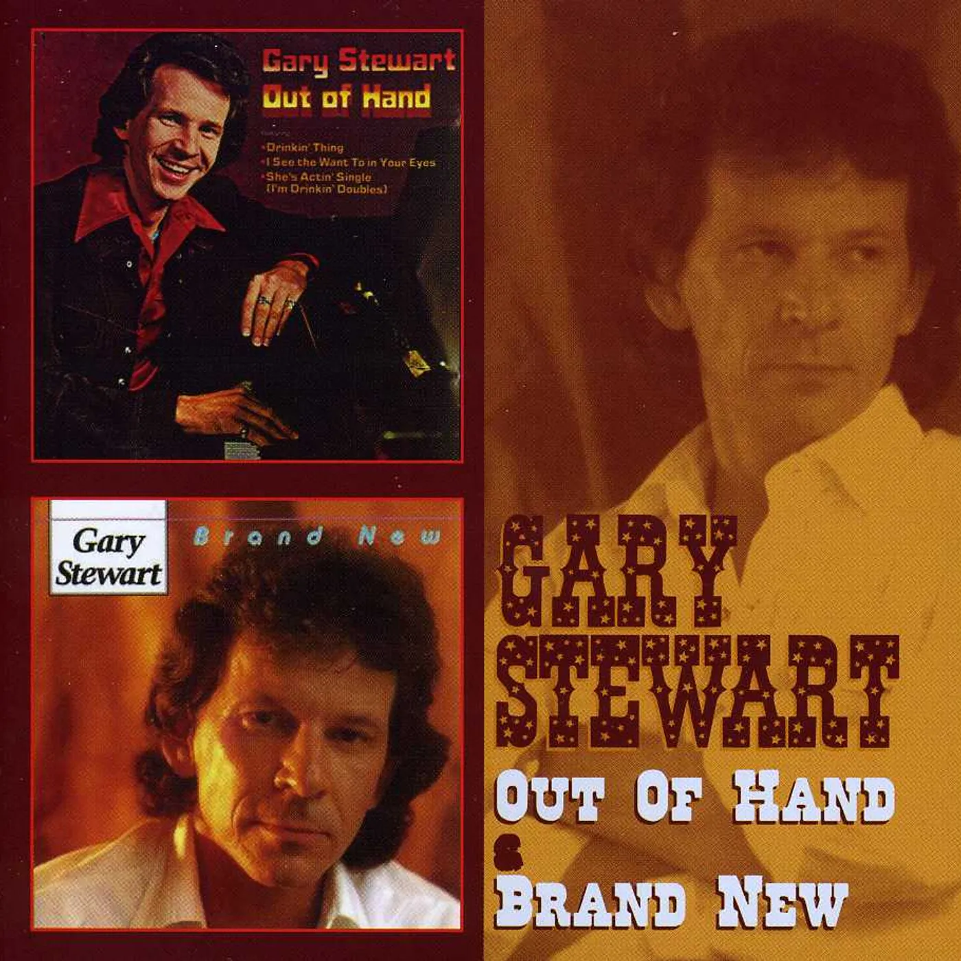 Gary Stewart OUT OF HAND / BRAND NEW CD