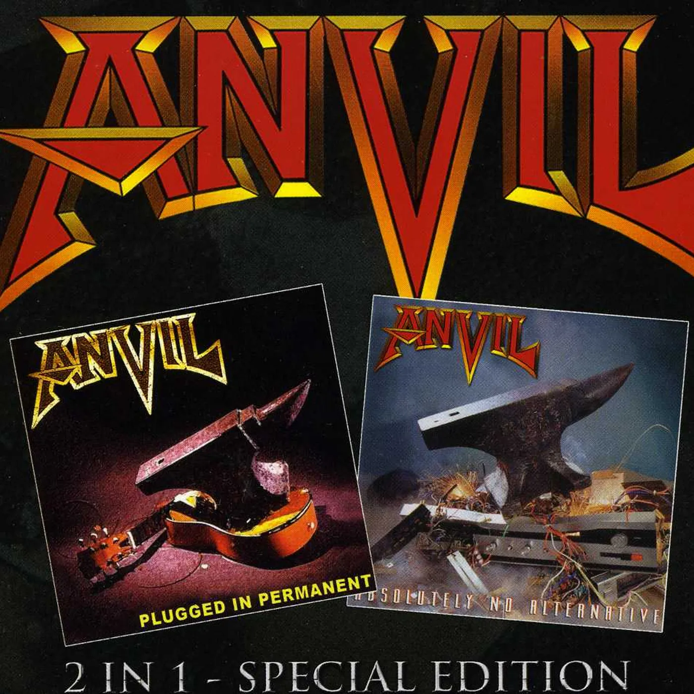 Anvil PLUGGED IN PERMANENT / ABSOLUTELY NO ALTERNATIVE CD