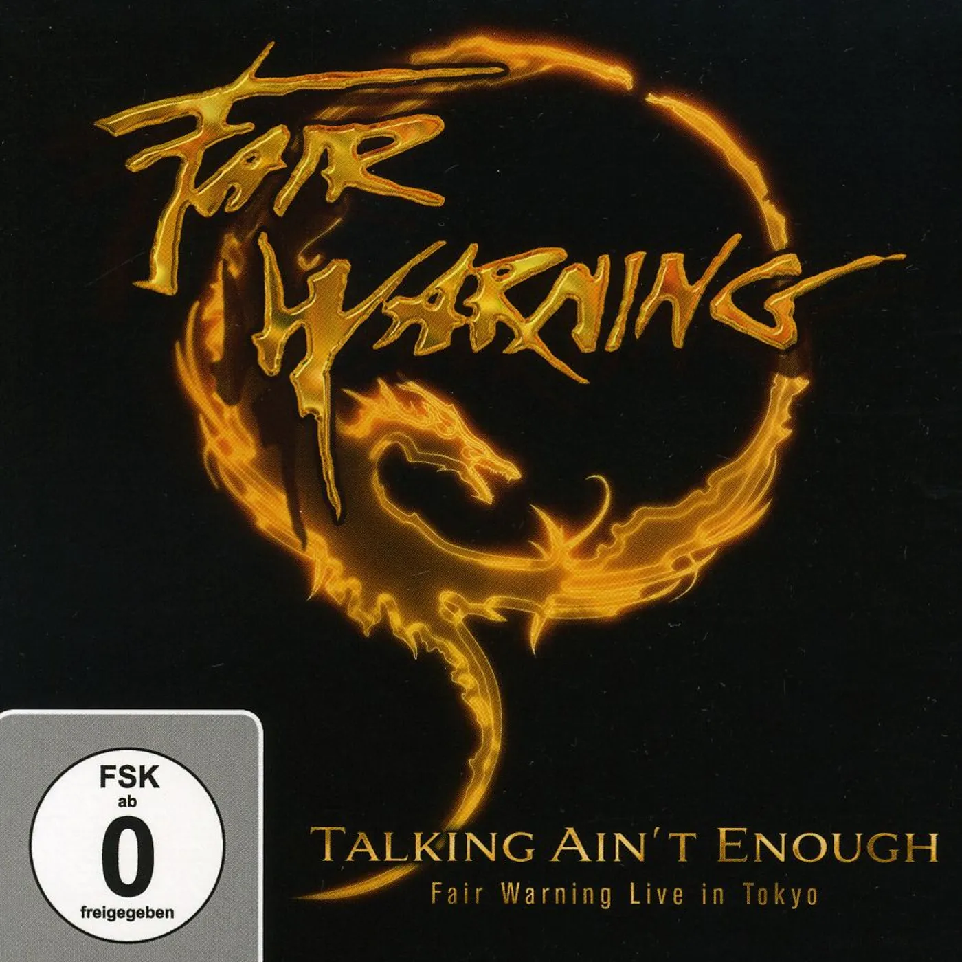 TALKING AINT ENOUGH FAIR WARNING: LIVE IN TOKYO CD