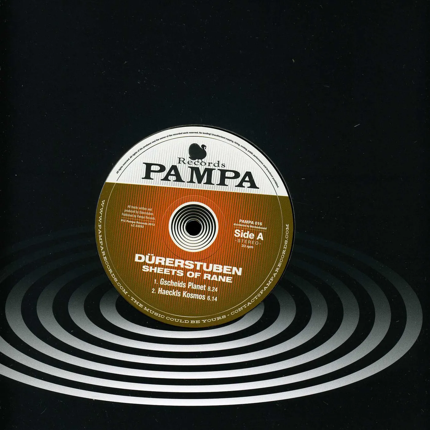 Dürerstuben SHEET OF RANE Vinyl Record