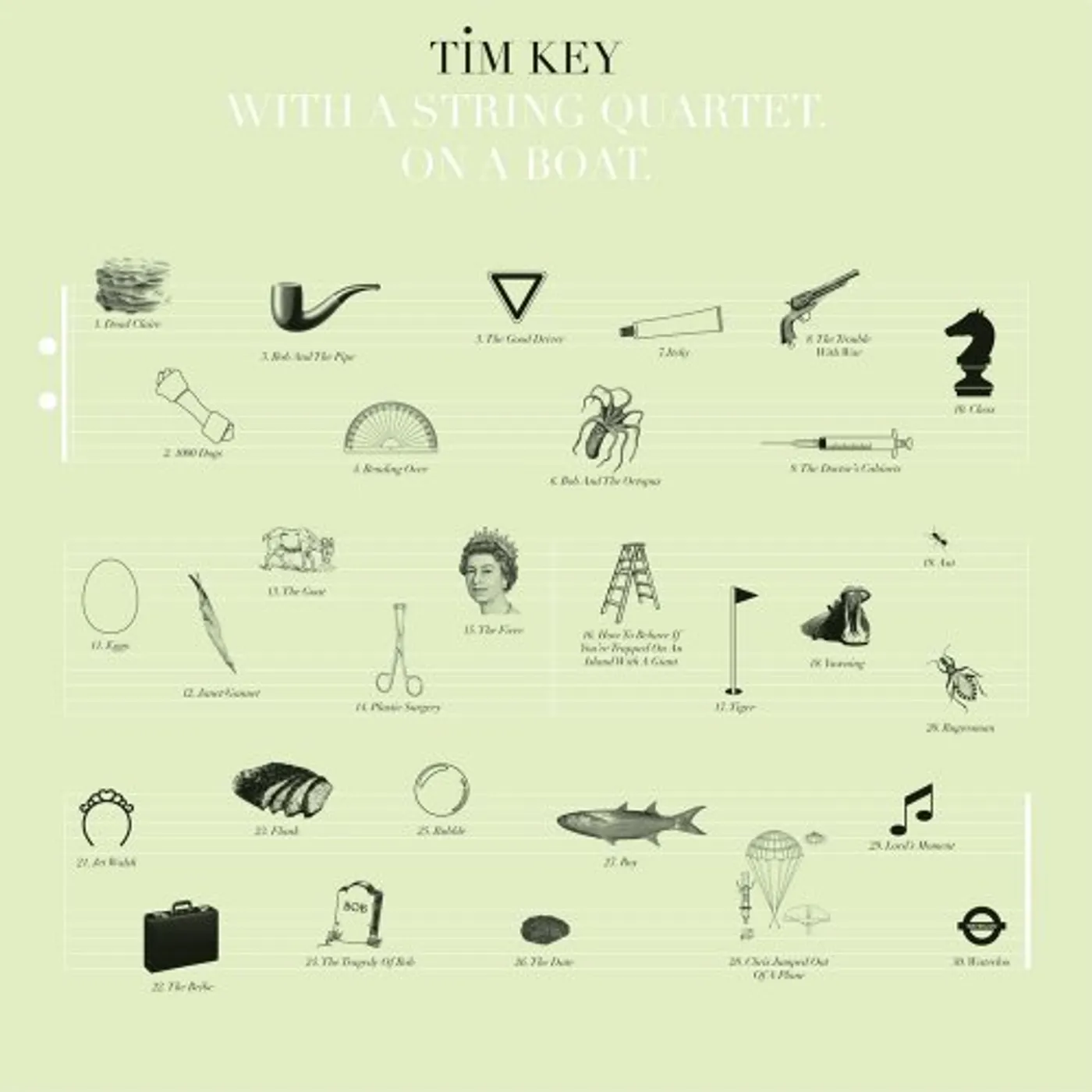 TIM KEY WITH A STRING QUARTET ON A BOAT Vinyl Record