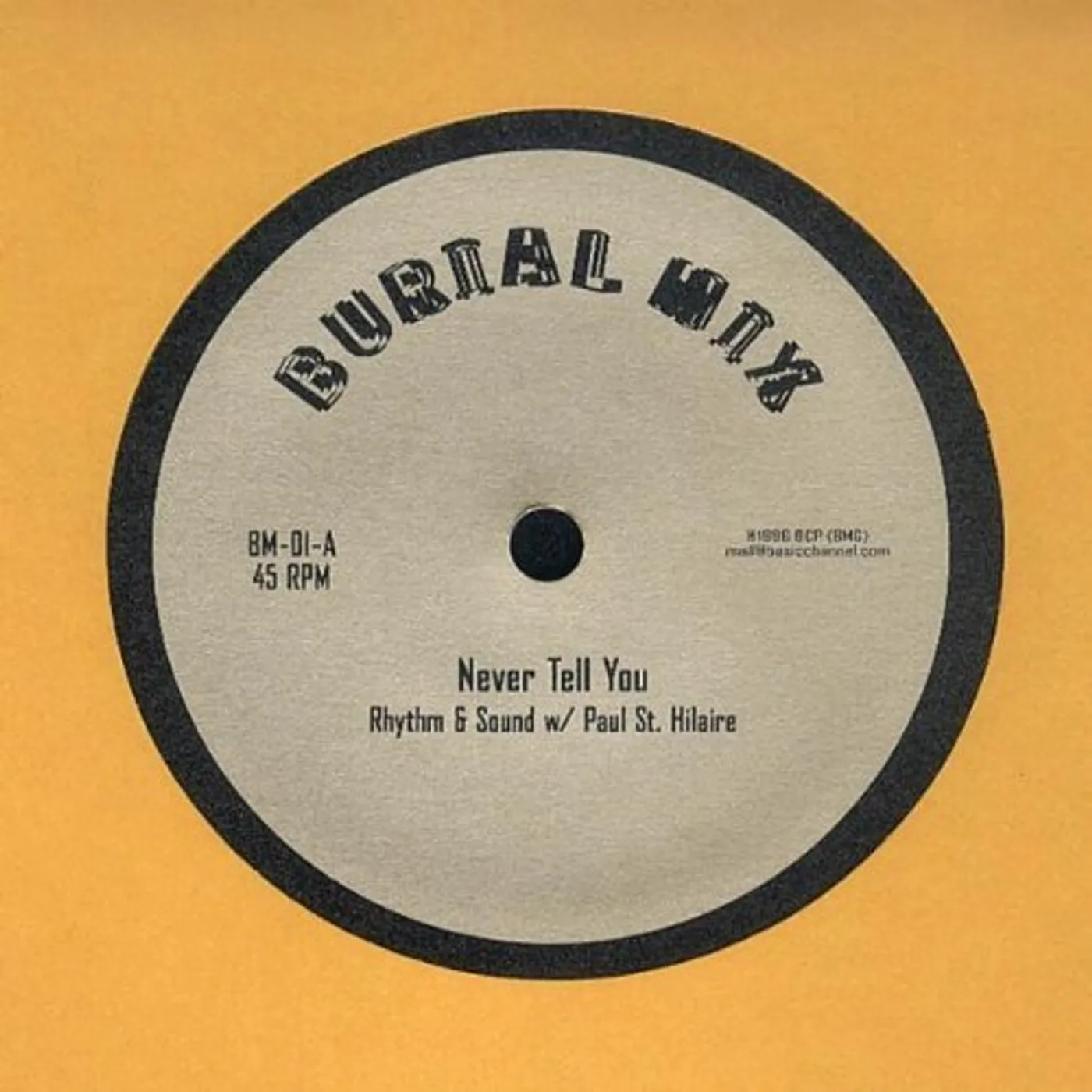 Rhythm & Sound NEVER TELL YOU Vinyl Record