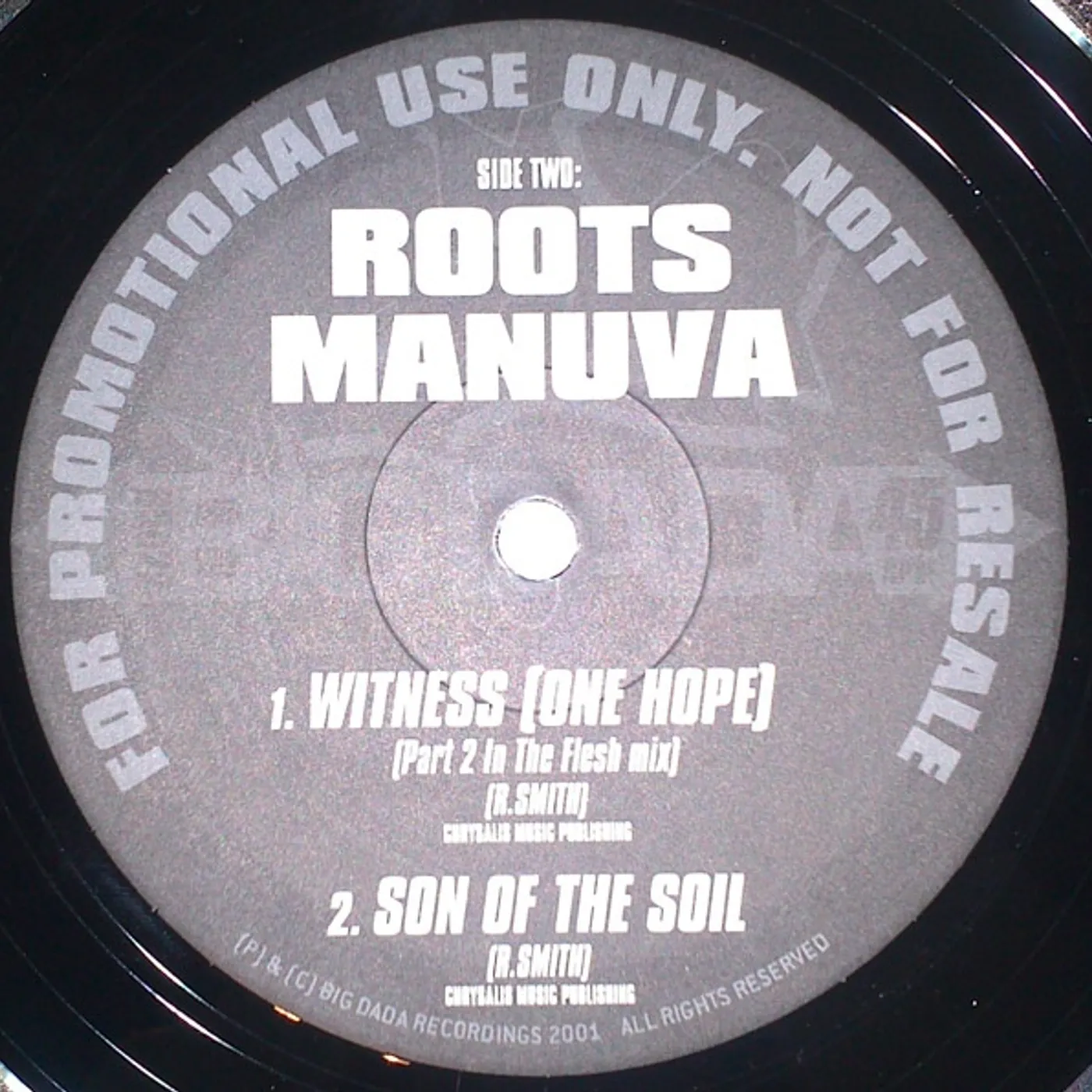 Roots Manuva WITNESS (ONE HOPE) Vinyl Record