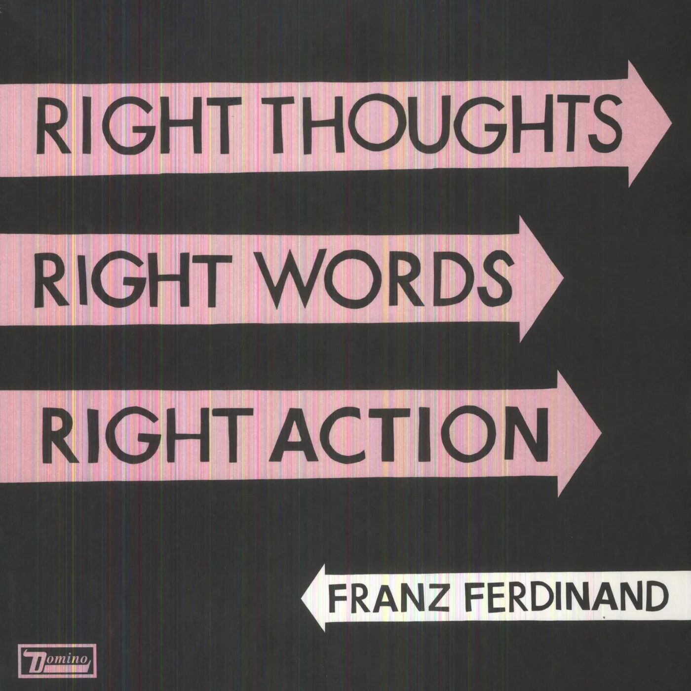 Franz Ferdinand RIGHT THOUGHTS, RIGHT WORDS, RIGHT ACTION (DL CARD) Vinyl Record