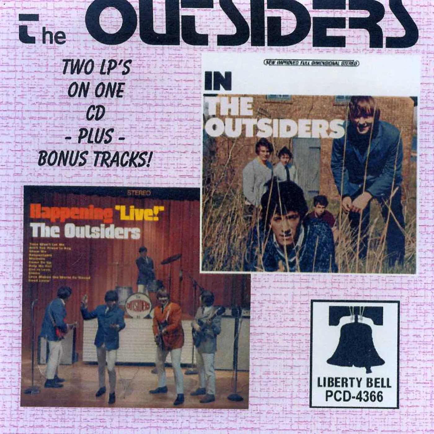The Outsiders IN / HAPPENING LIVE CD