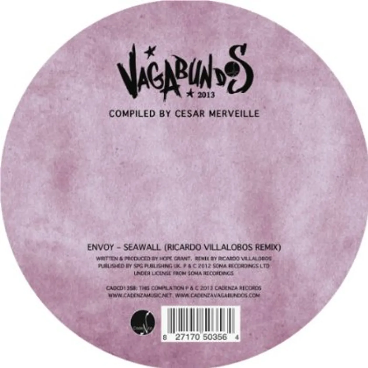 Cesar Merveille Vagabundos 2013 Part 2 Vinyl Record