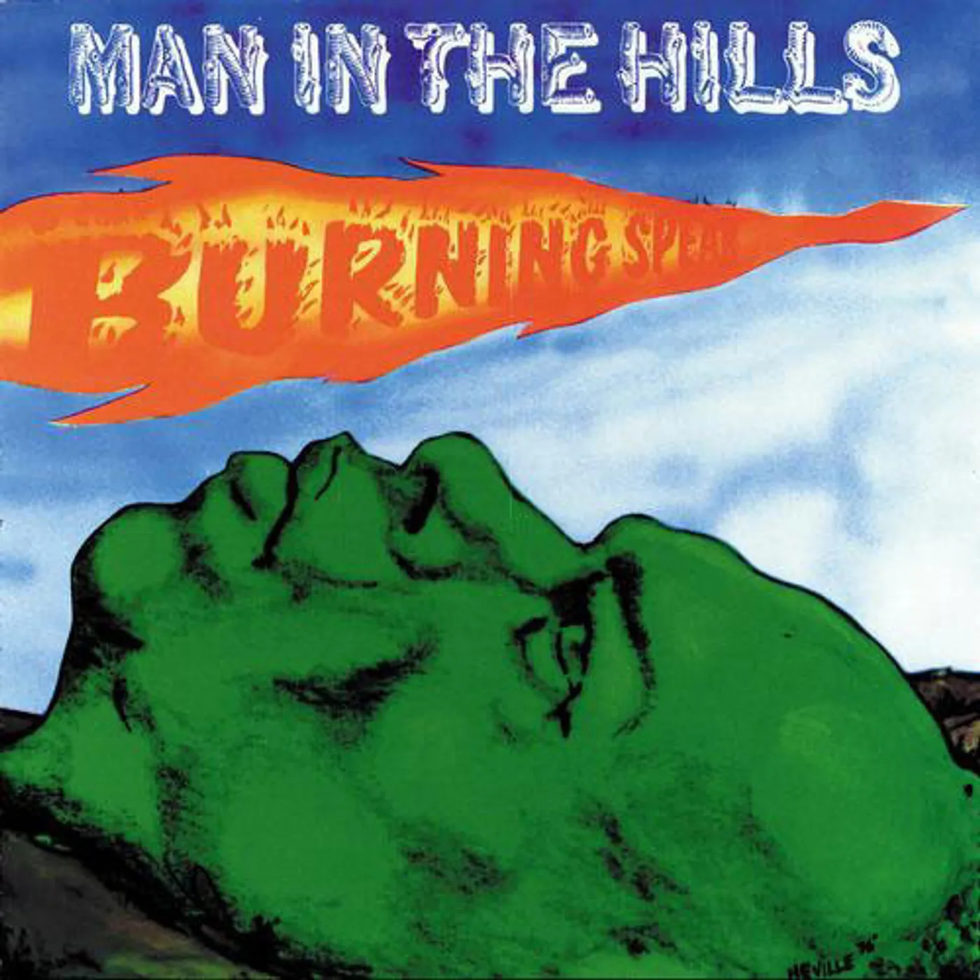 Burning Spear MAN IN THE HILLS Vinyl Record - Holland Release