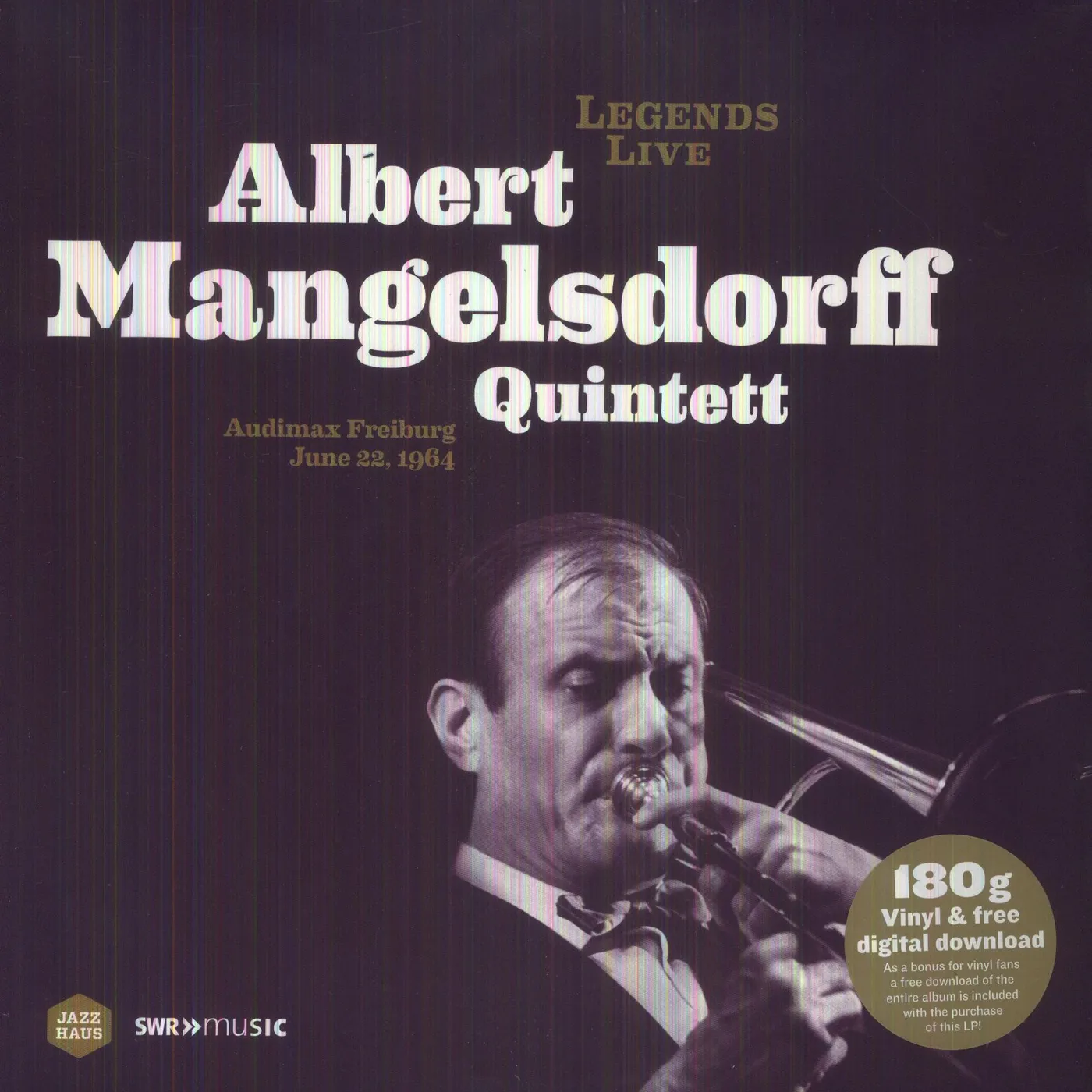 LEGENDS LIVE: ALBERT MANGELSDORFF QUINTETT Vinyl Record