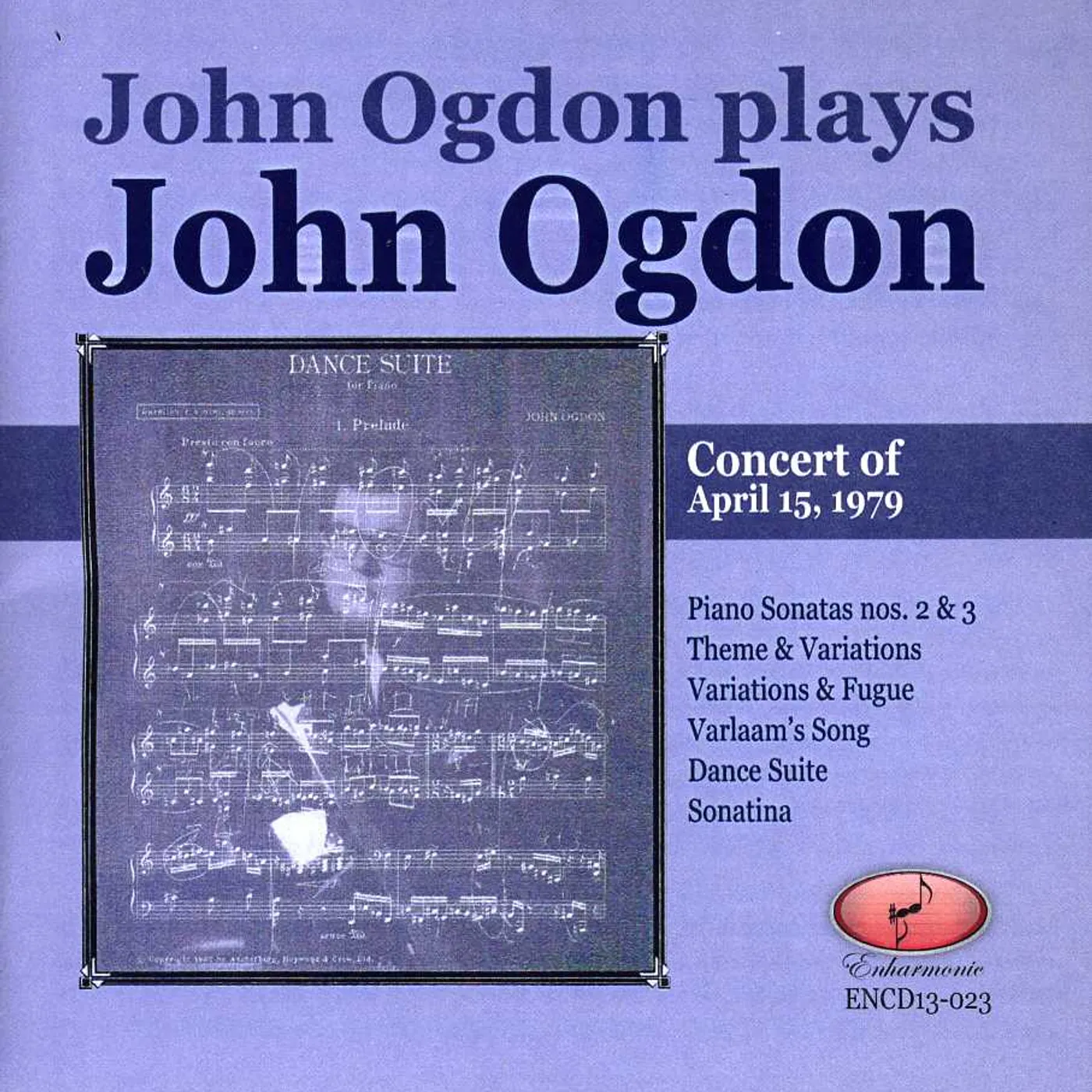 PLAYS JOHN OGDON CD