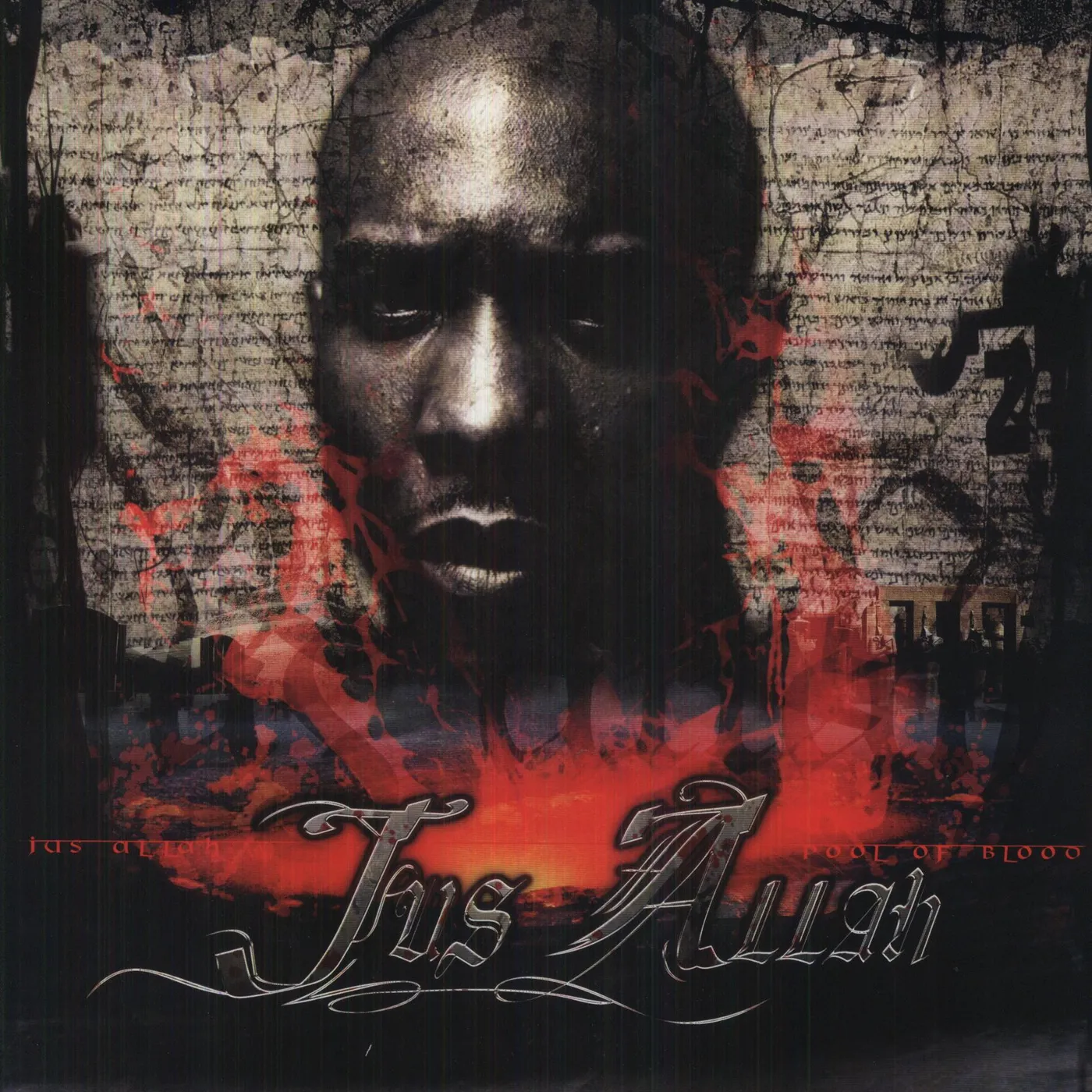 Jus Allah POOL OF BLOOD / HELL RAZORS Vinyl Record