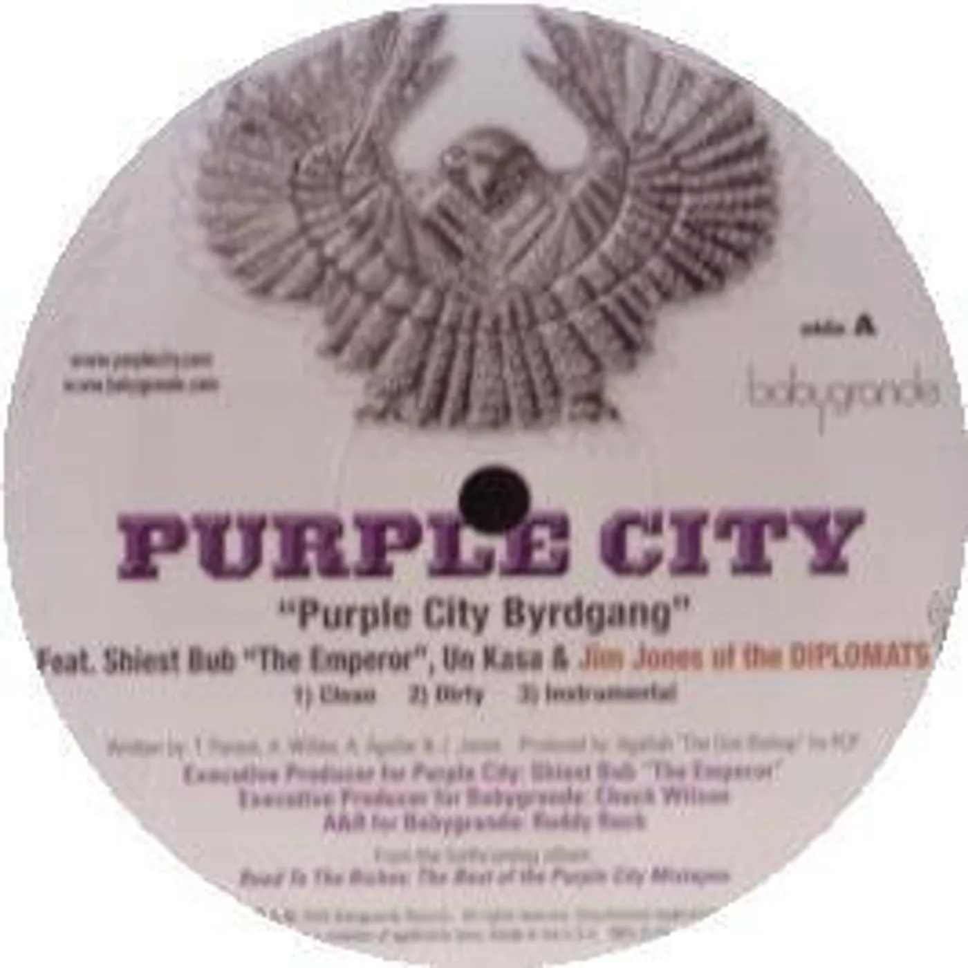 PURPLE CITY BYRDGANG / IT AIN'T EASY Vinyl Record