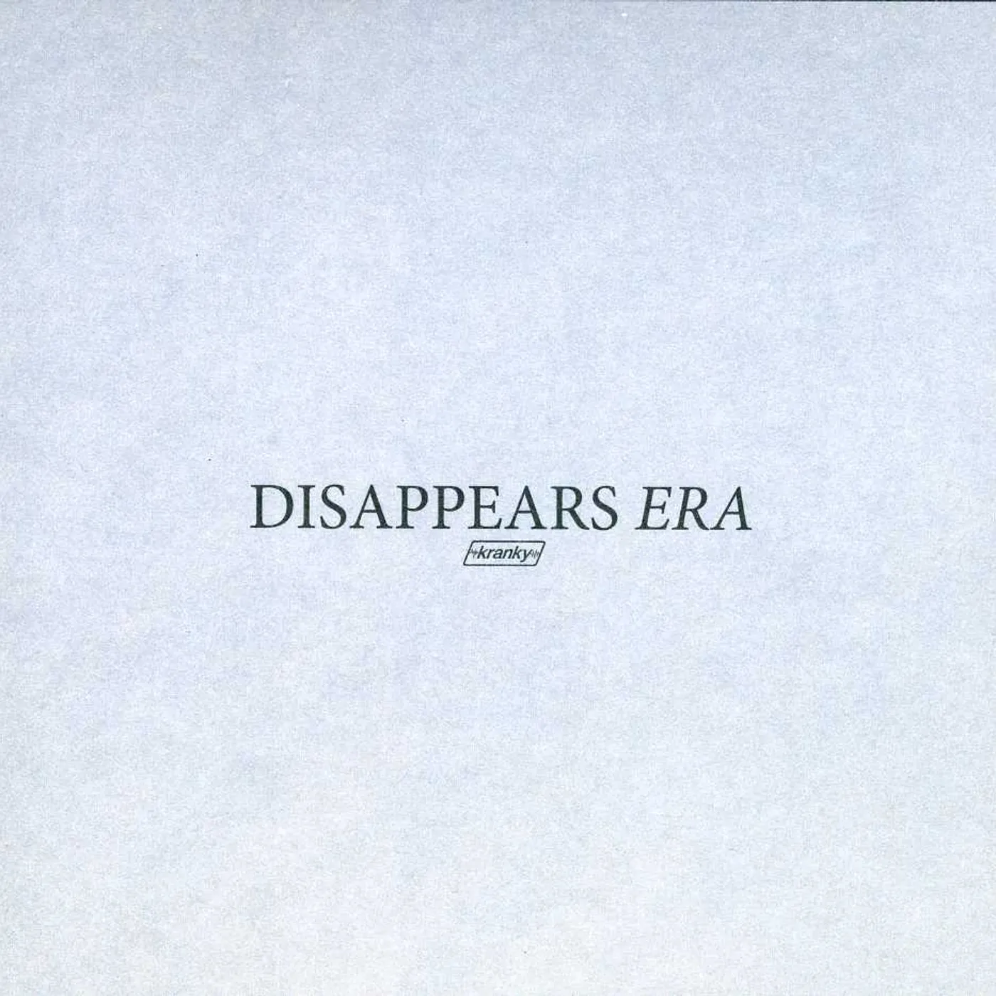 Disappears ERA CD