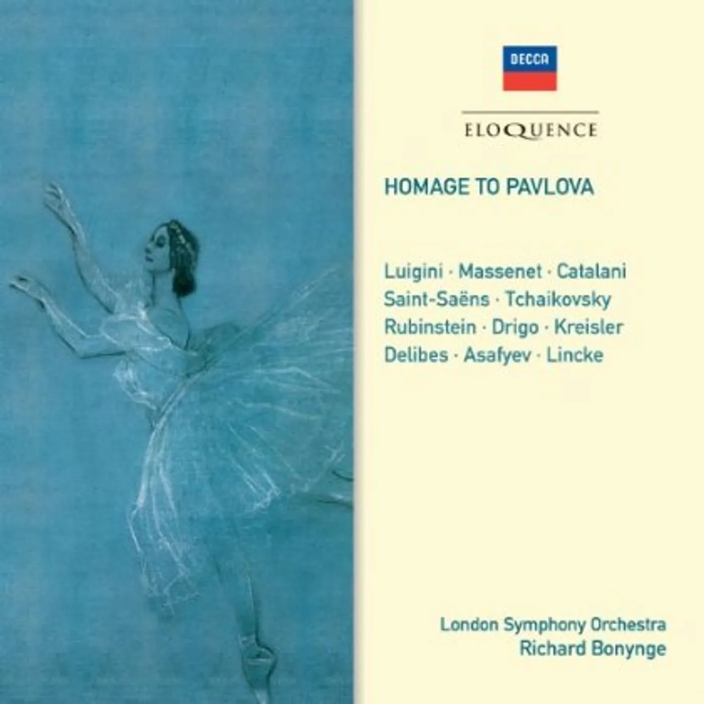 Richard Bonynge HOMAGE TO PAVLOVA CD