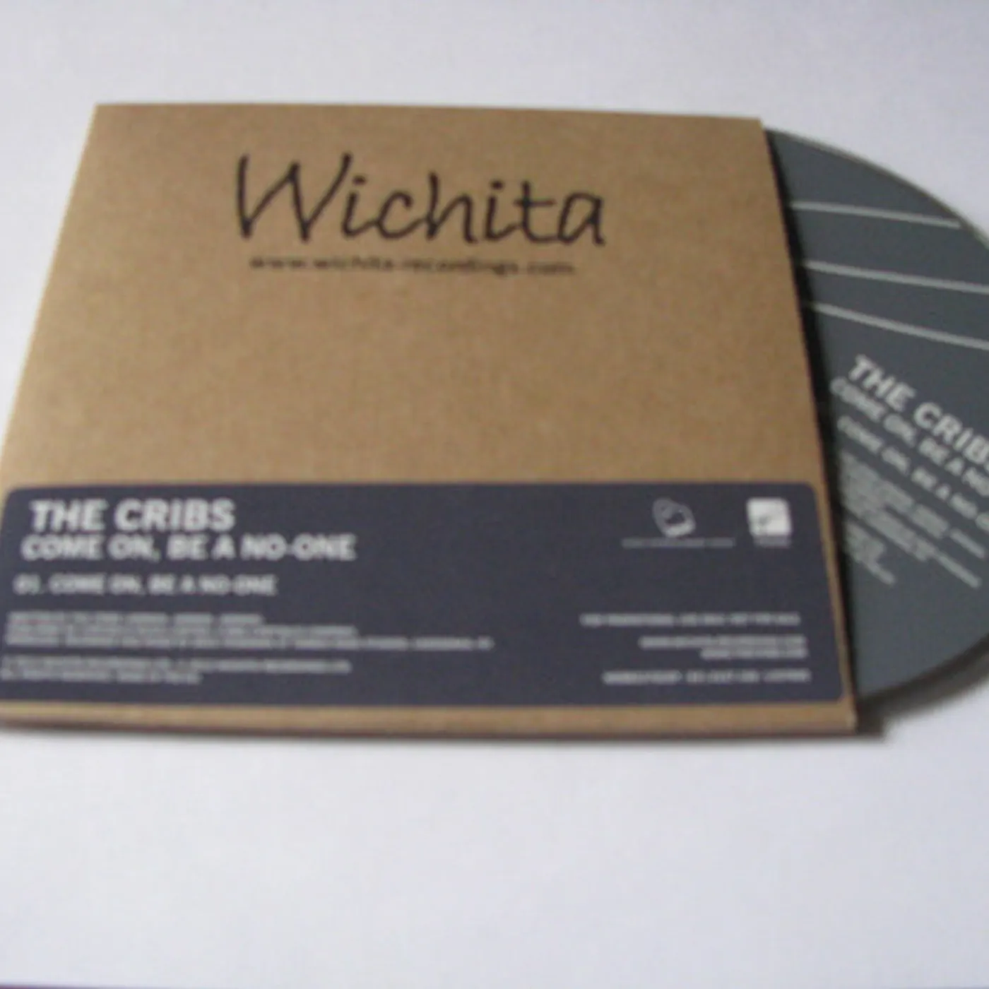 Cribs COME ON , BE A NO-ONE Vinyl Record