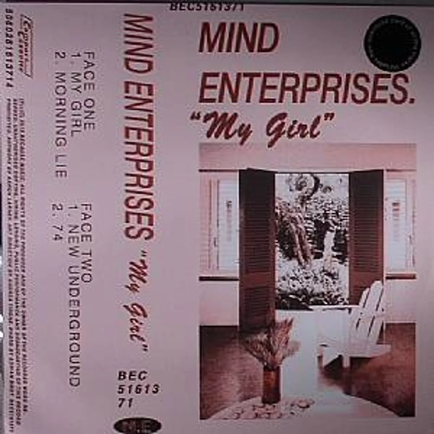 Mind Enterprises My Girl Vinyl Record