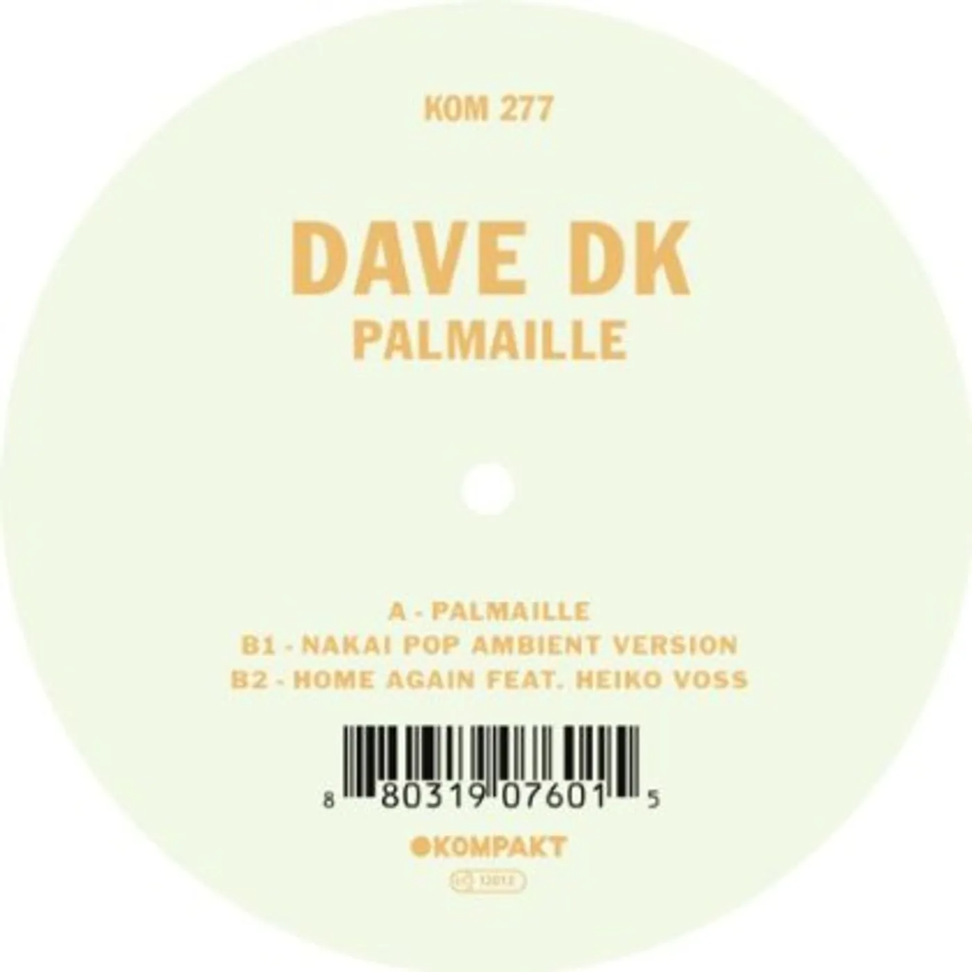 Dave DK Palmaille Vinyl Record