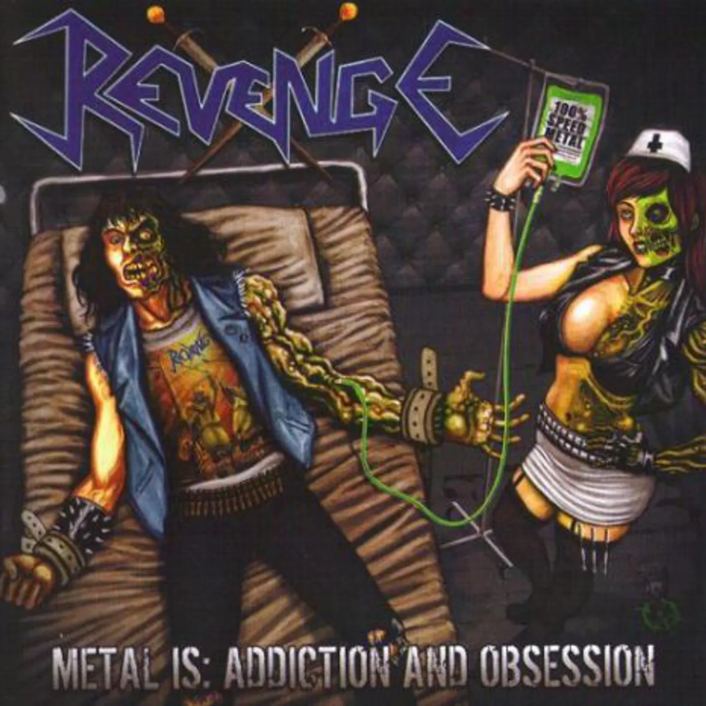 REVENGE METAL IS ADDICTION Vinyl Record