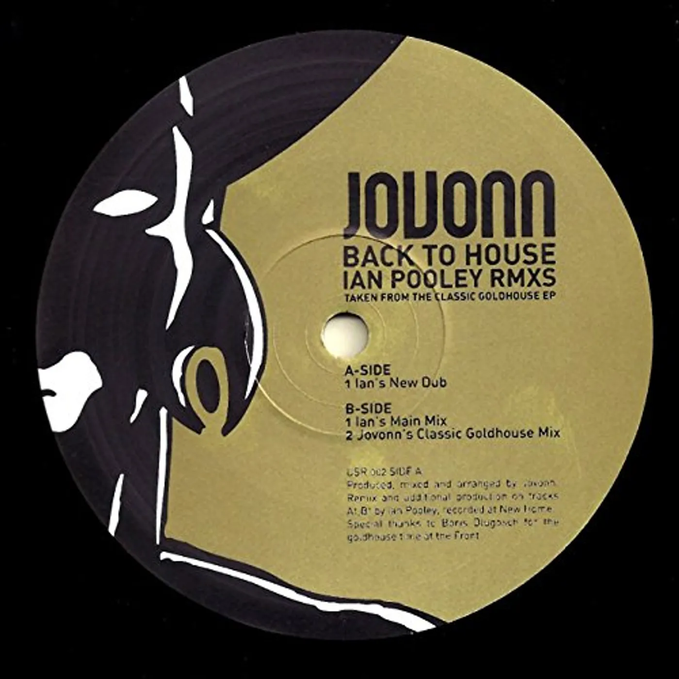Jovonn BACK TO HOUSE: IAN POOLEY REMIXES Vinyl Record