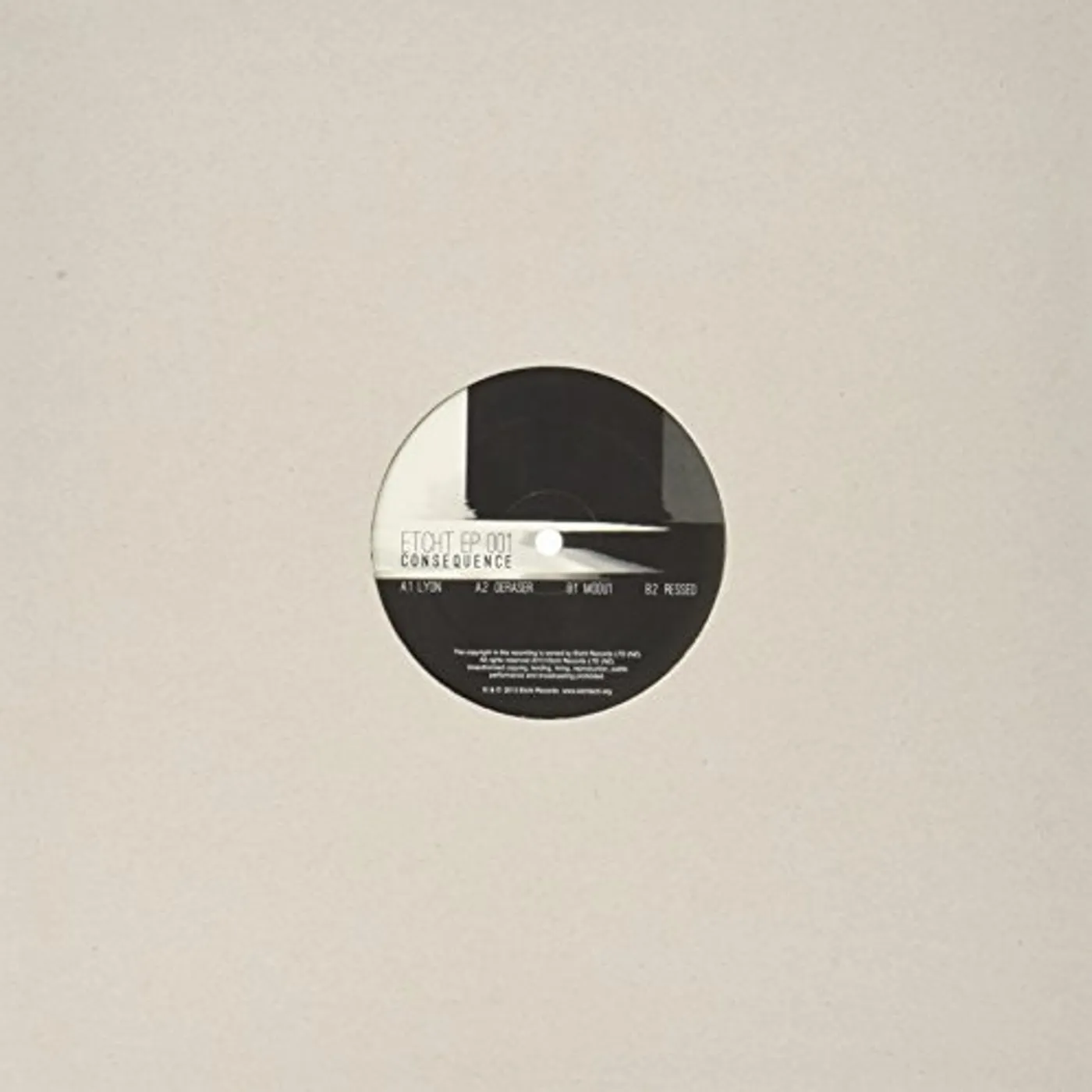 Consequence Etcht EP 001 Vinyl Record