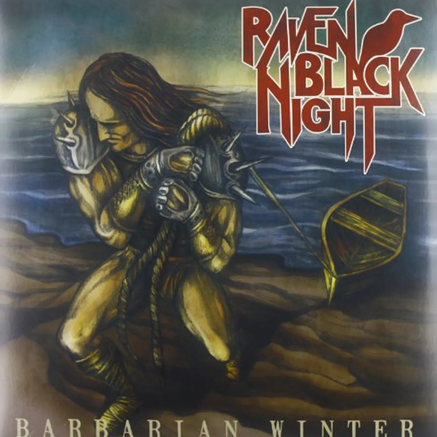Raven Black Night Barbarian Winter Vinyl Record