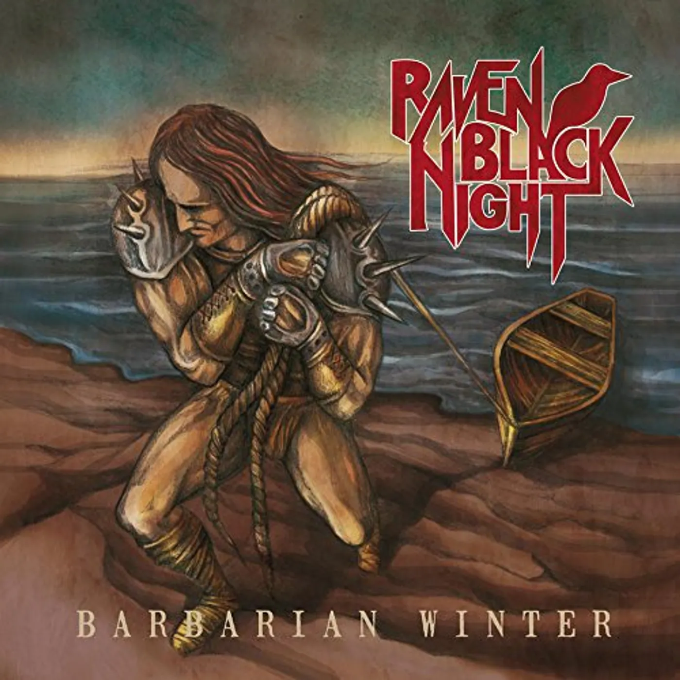 Raven Black Night Barbarian Winter Vinyl Record