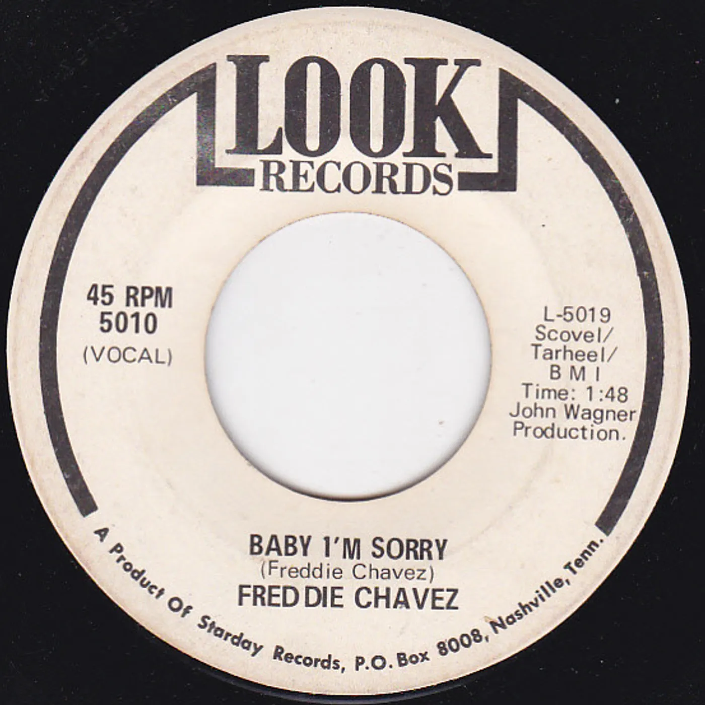 Freddie Chavez THEY'LL NEVER KNOW WHY Vinyl Record